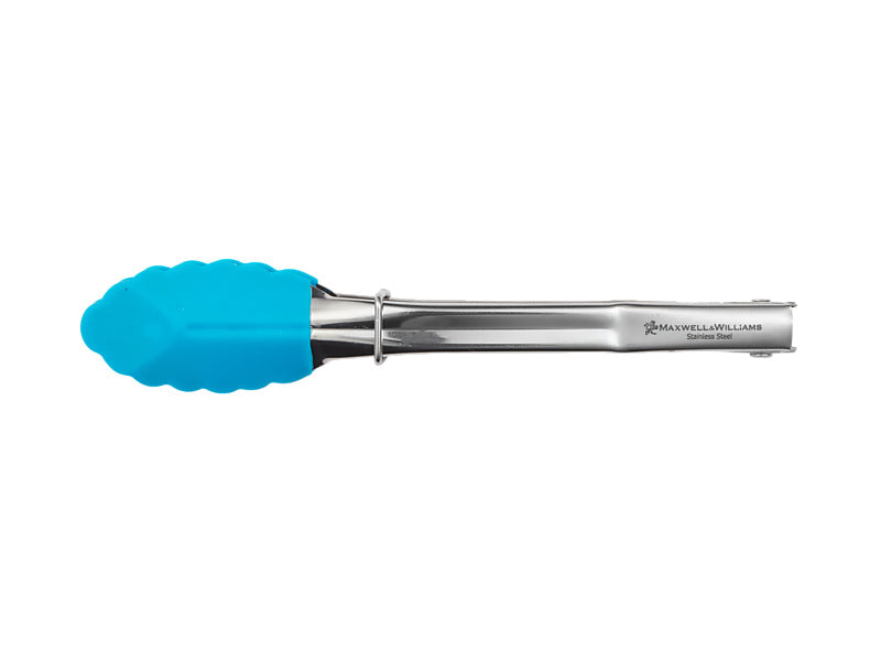 Maxwell & Williams Grabbers Mini Tongs Silicone Sky 18cm