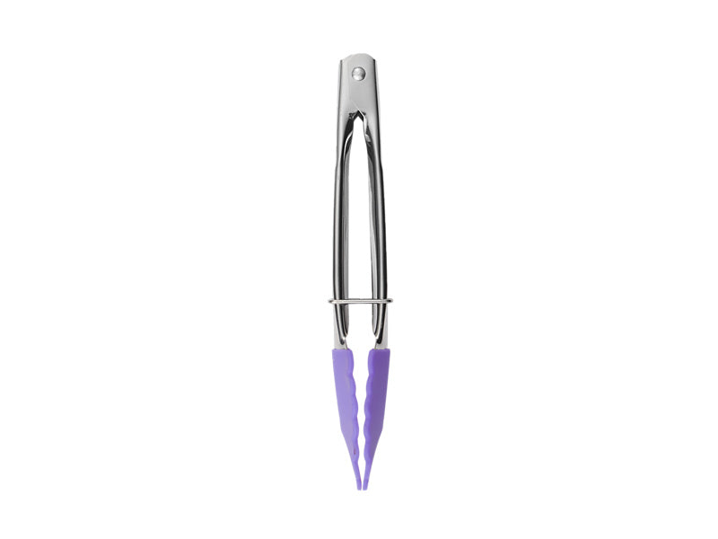 Maxwell & Williams Grabbers Mini Tongs Silicone Purple 18cm