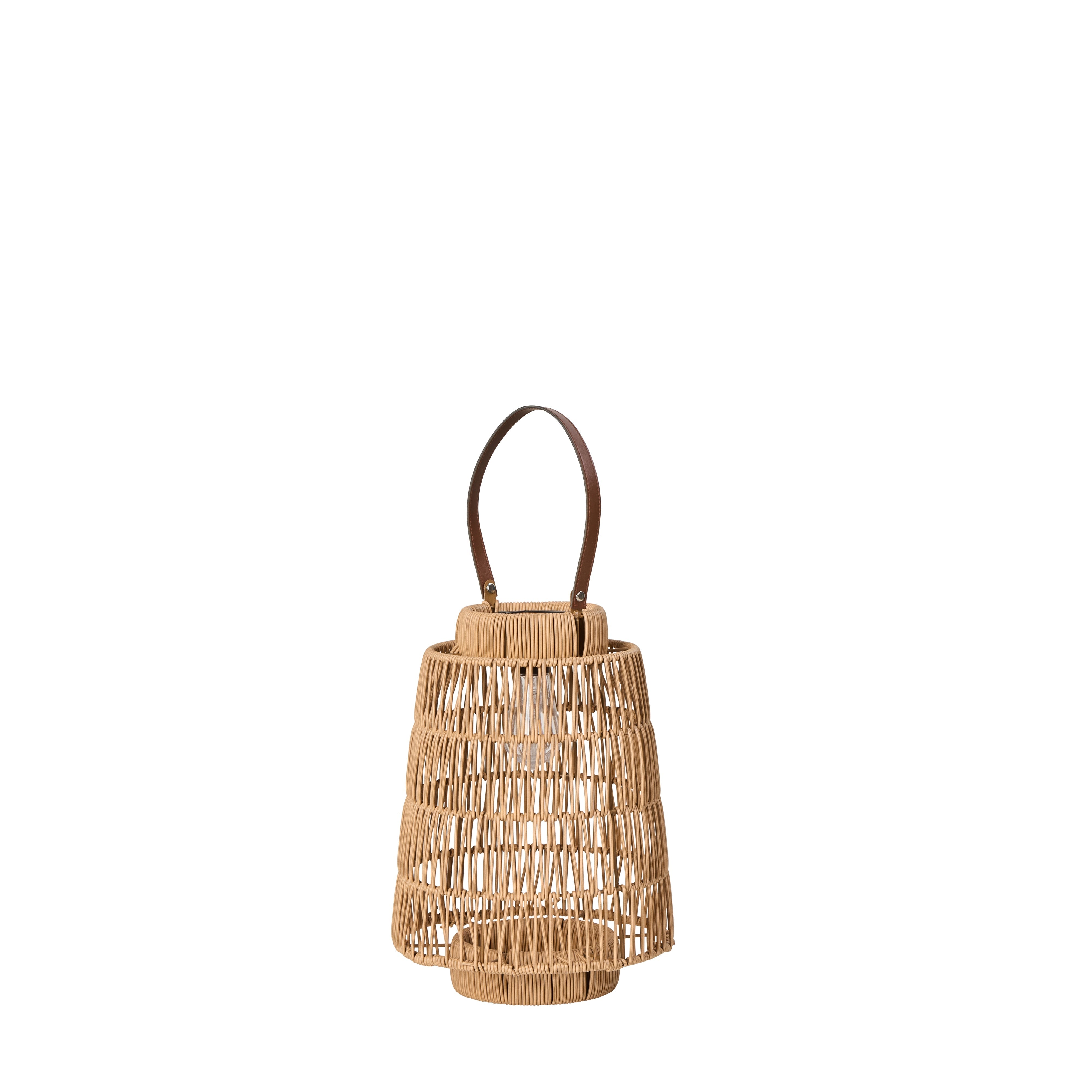 Rogue Atlas Solar Lantern 23x23x35cm Brown