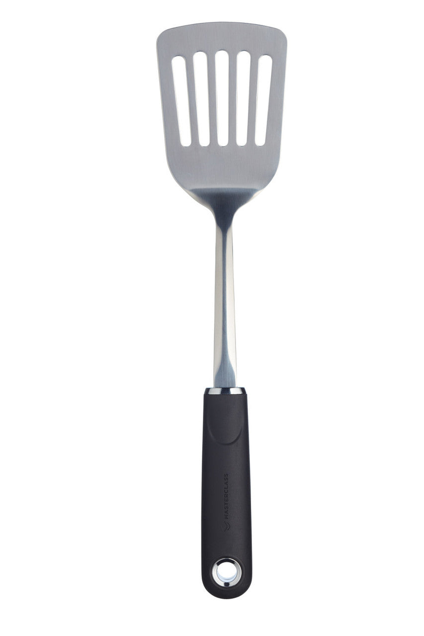 MasterClass Soft Grip Stainless Steel Slotted Turner