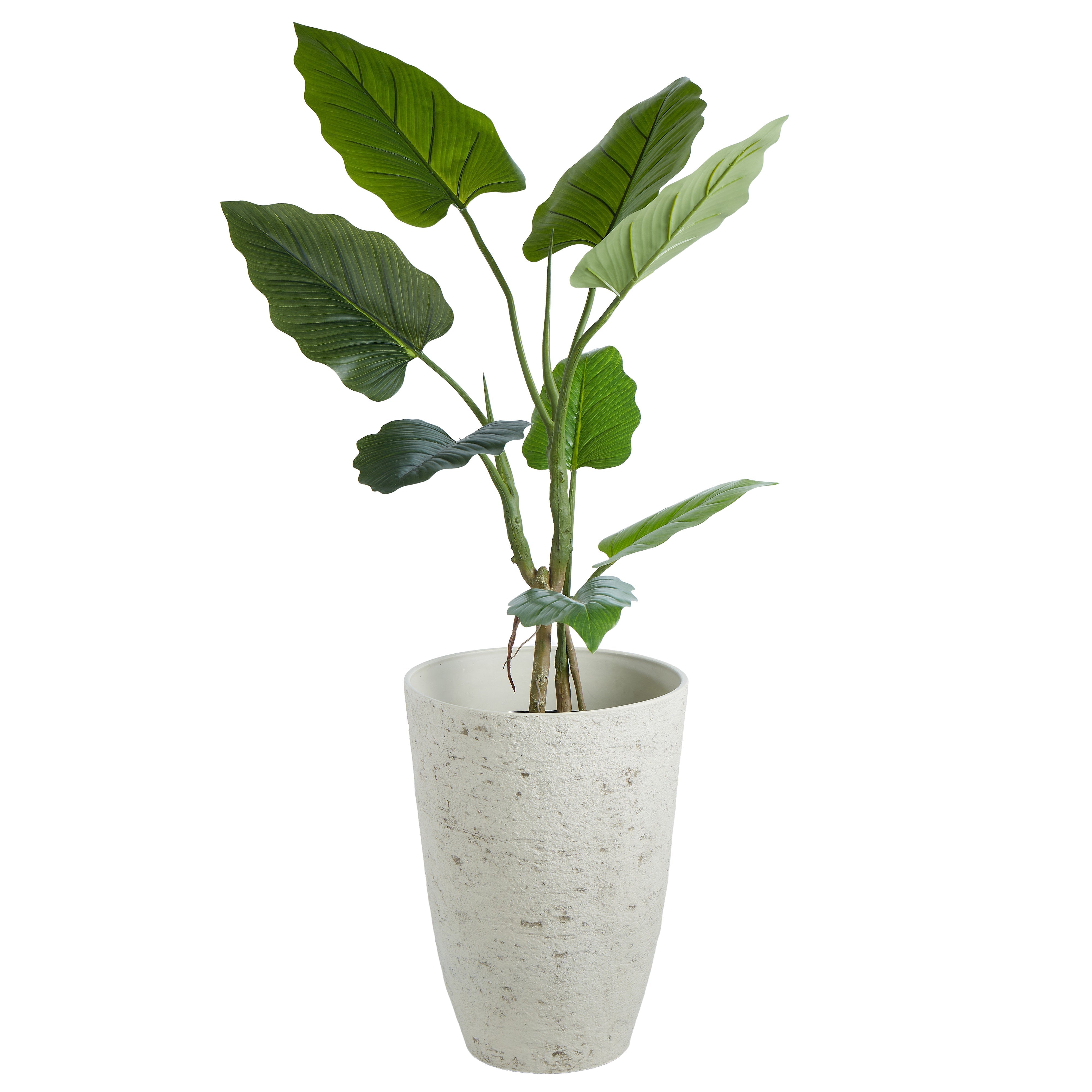 Rogue Rustic Stone Look Tall Planter Pot Rustic Cream 43 x 60cm
