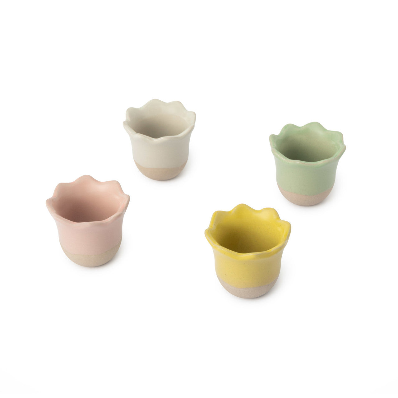 Jamie Oliver Big Love 6cm Excellent Egg Cups Set of 4 Mixed Colours