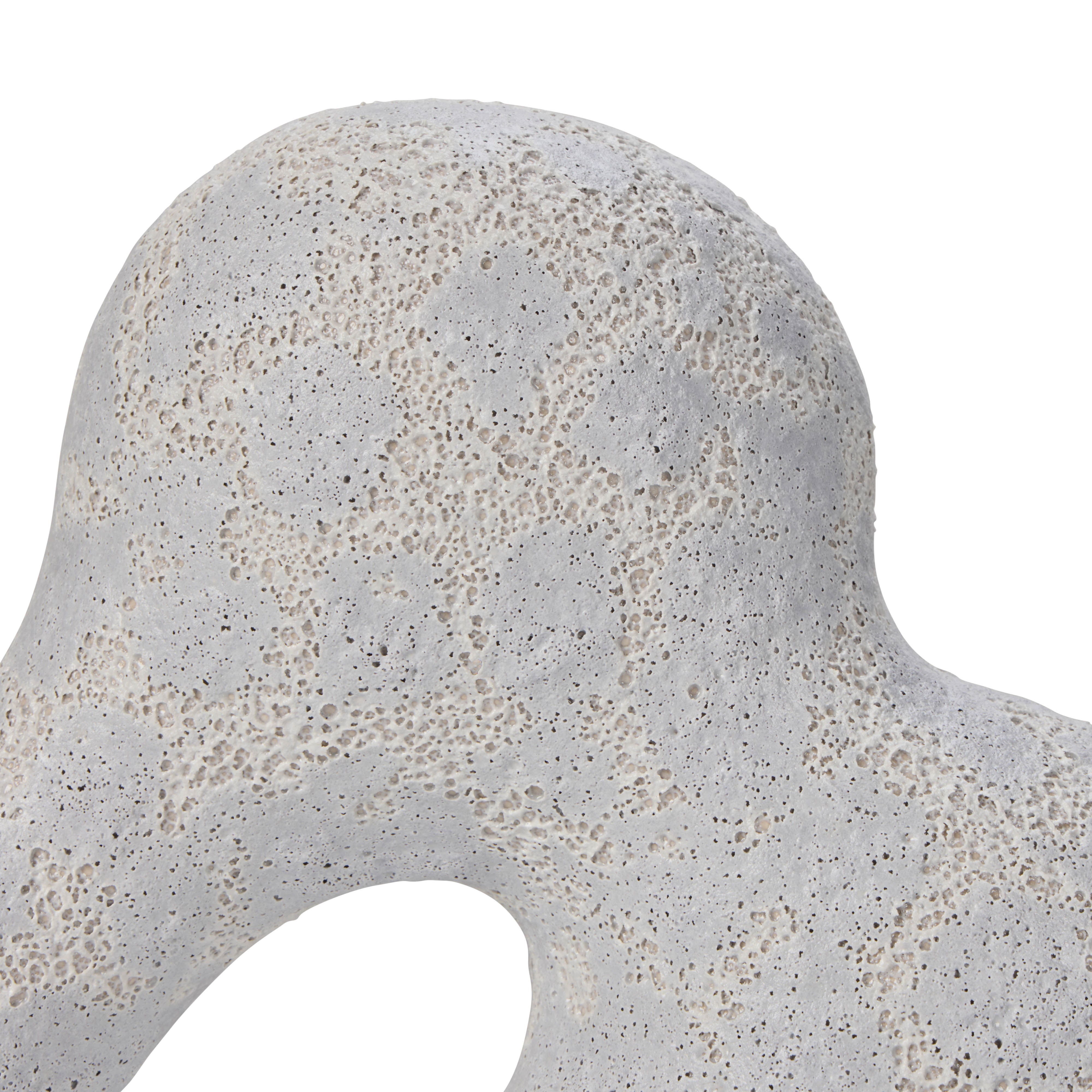Amalfi Anki Sculpture Pebbled Off White