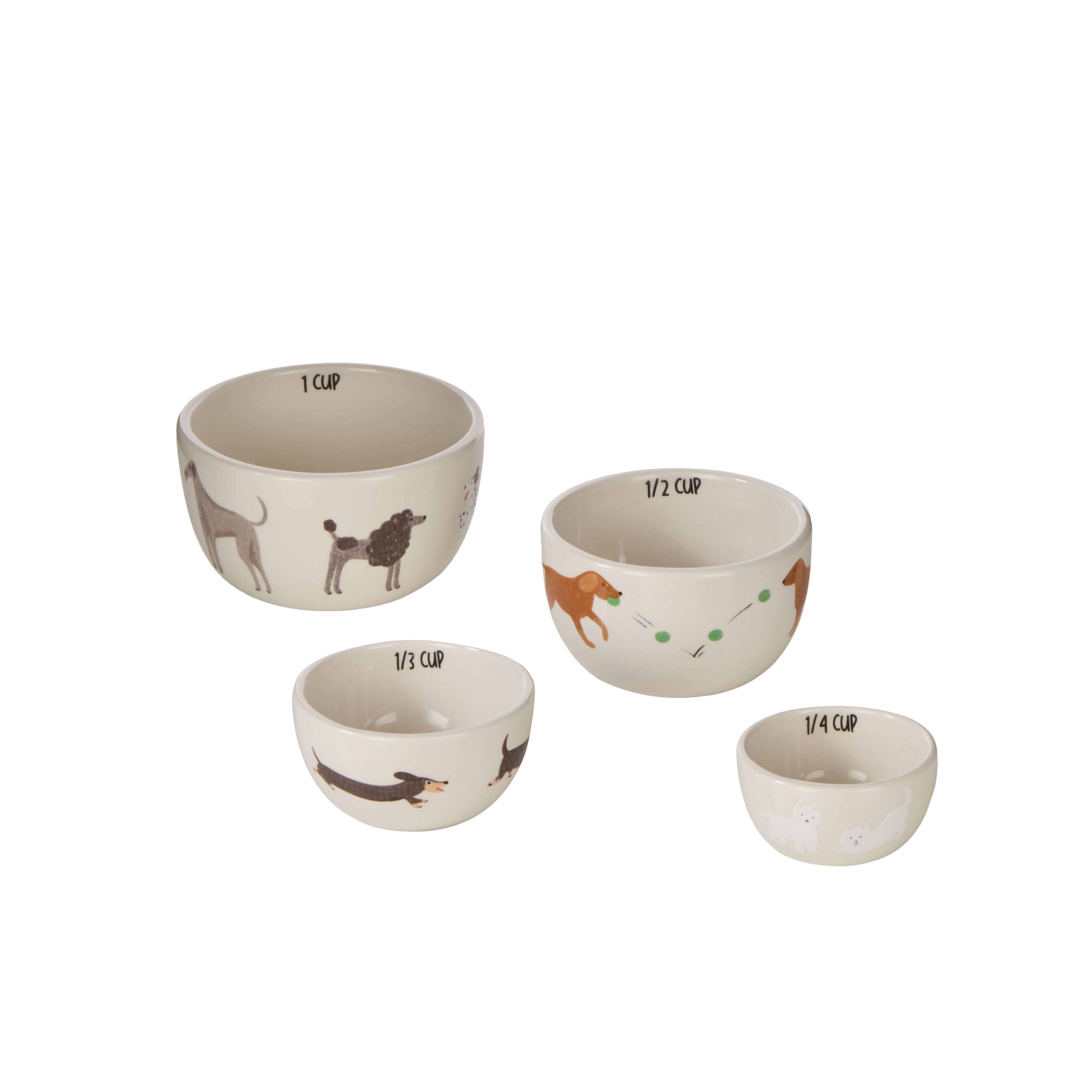 Davis & Waddell Pawwfect Measuring Cups Mixed