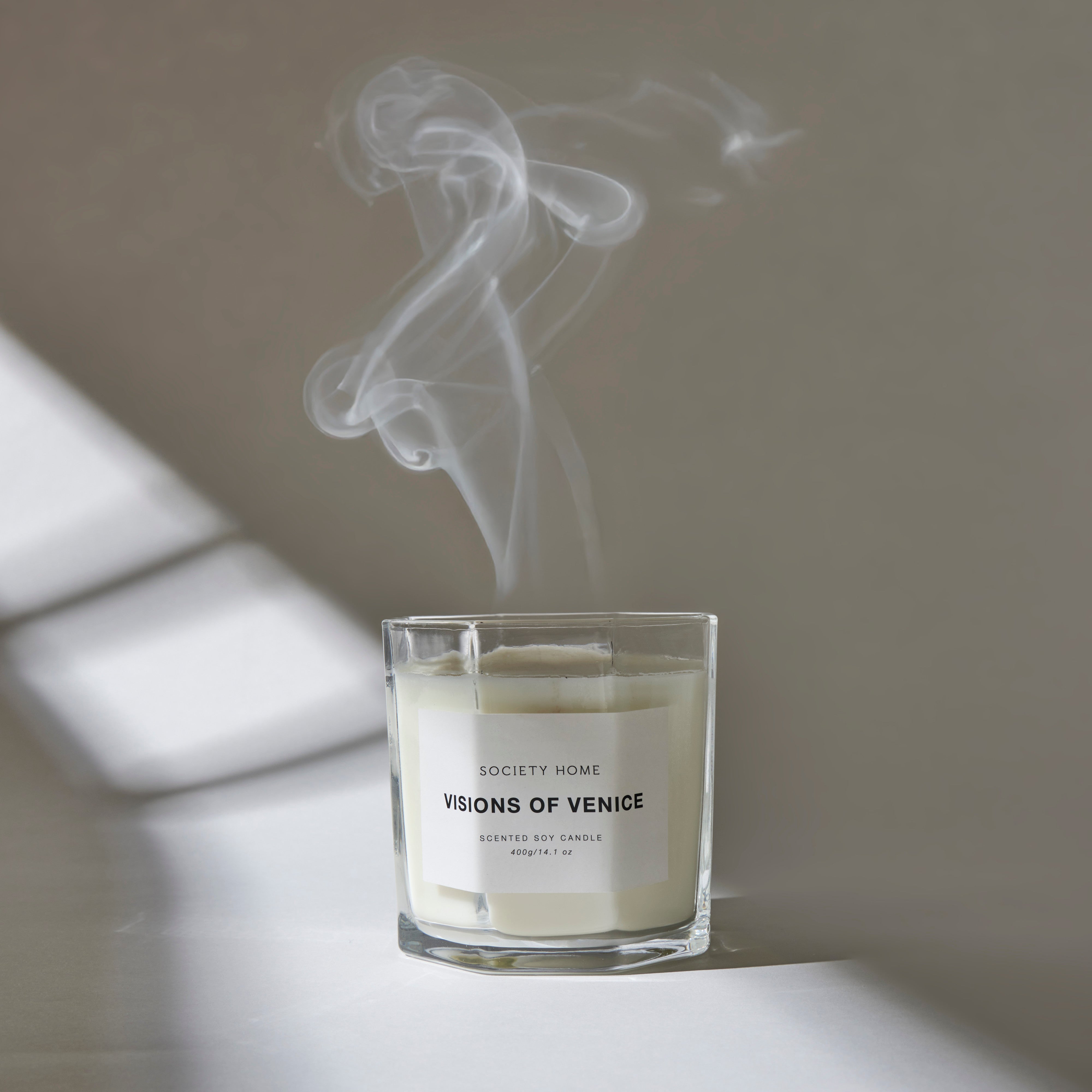 Society Home Visions of Venice Scented Soy Candle 400g