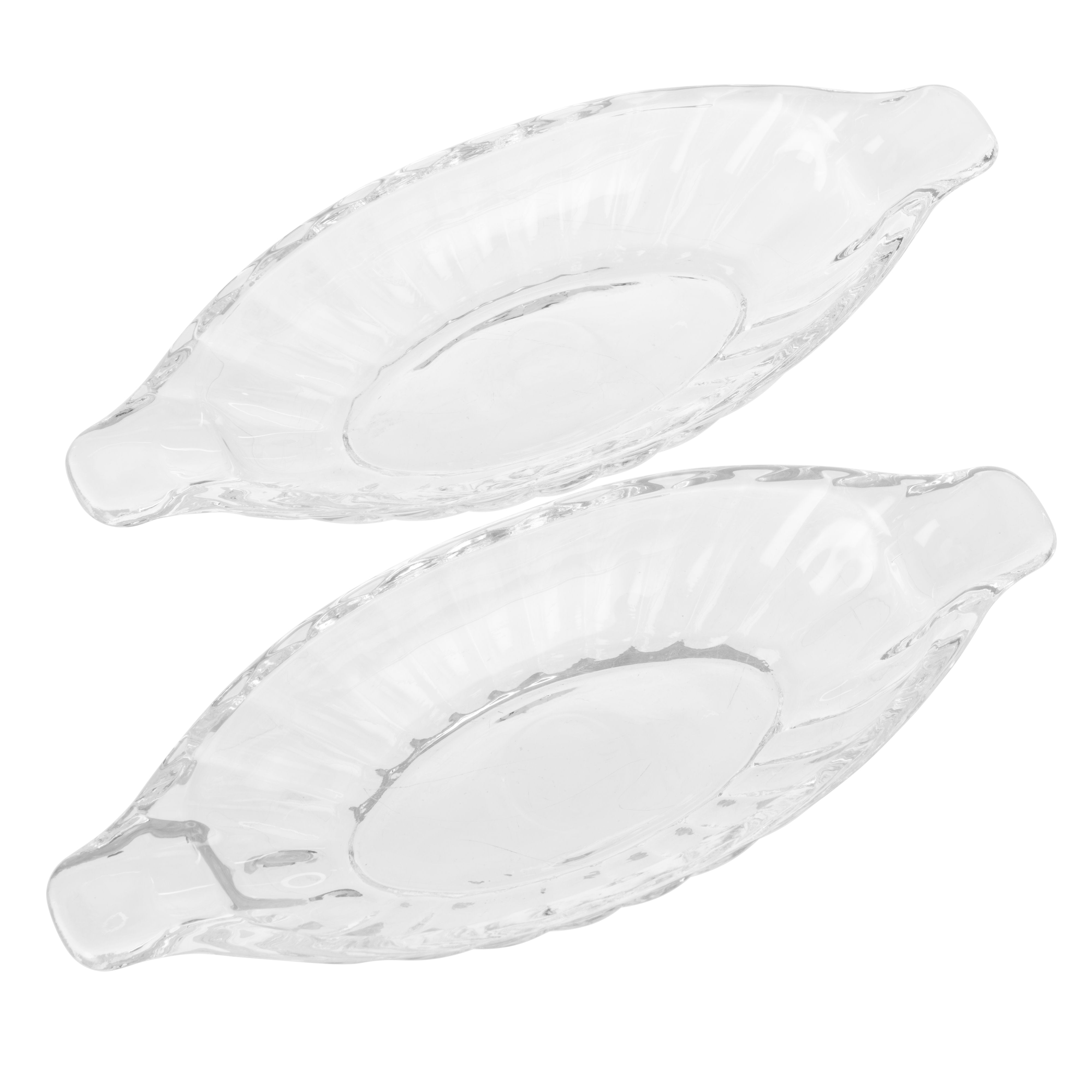 Davis & Waddell Betty Glass Banana Split Bowls 2 Piece Set