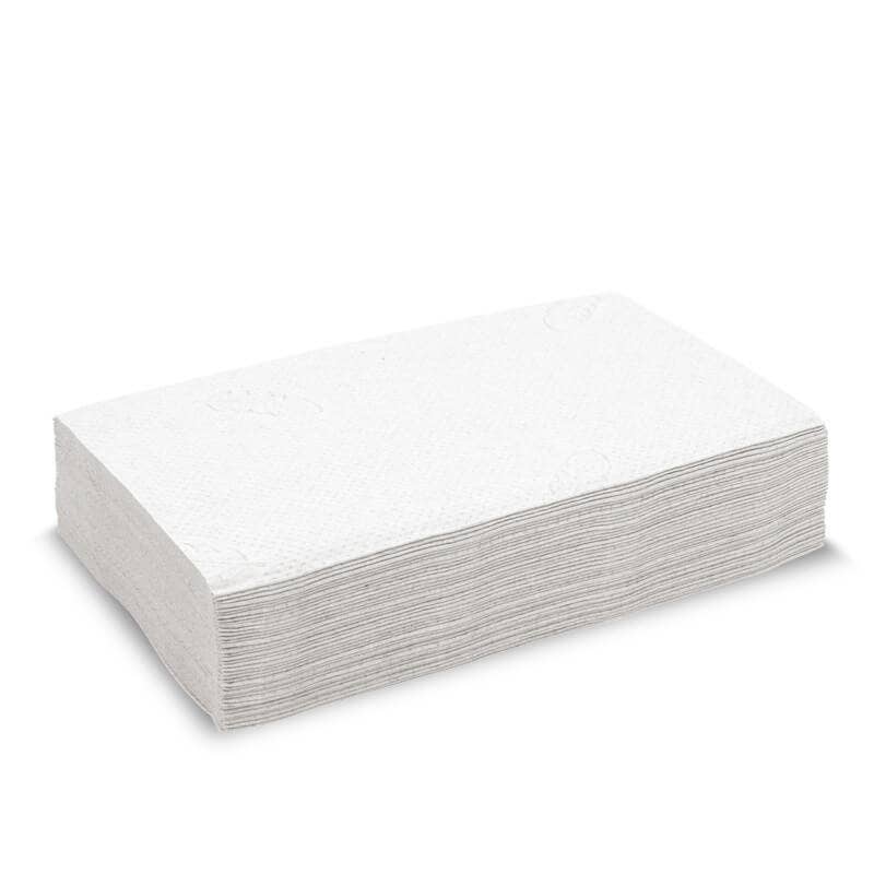 BioPak Single Saver 2-Ply Quilted White BioDispenser Napkin