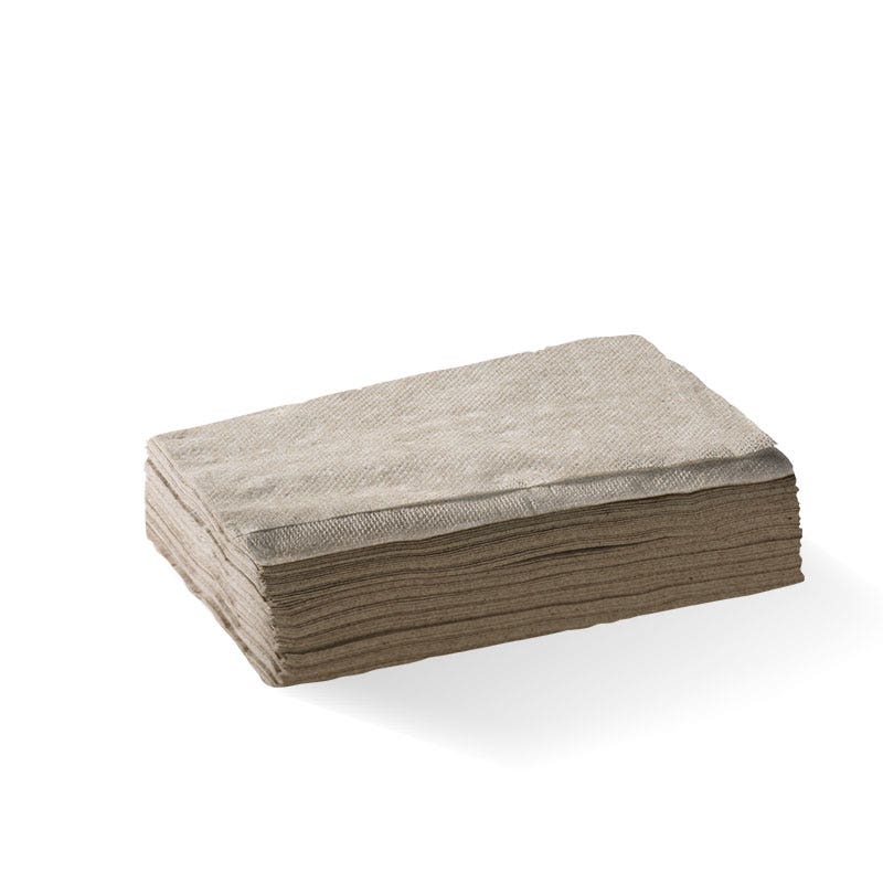 BioPak E-Fold Tall 1-Ply Natural Dispenser BioNapkin