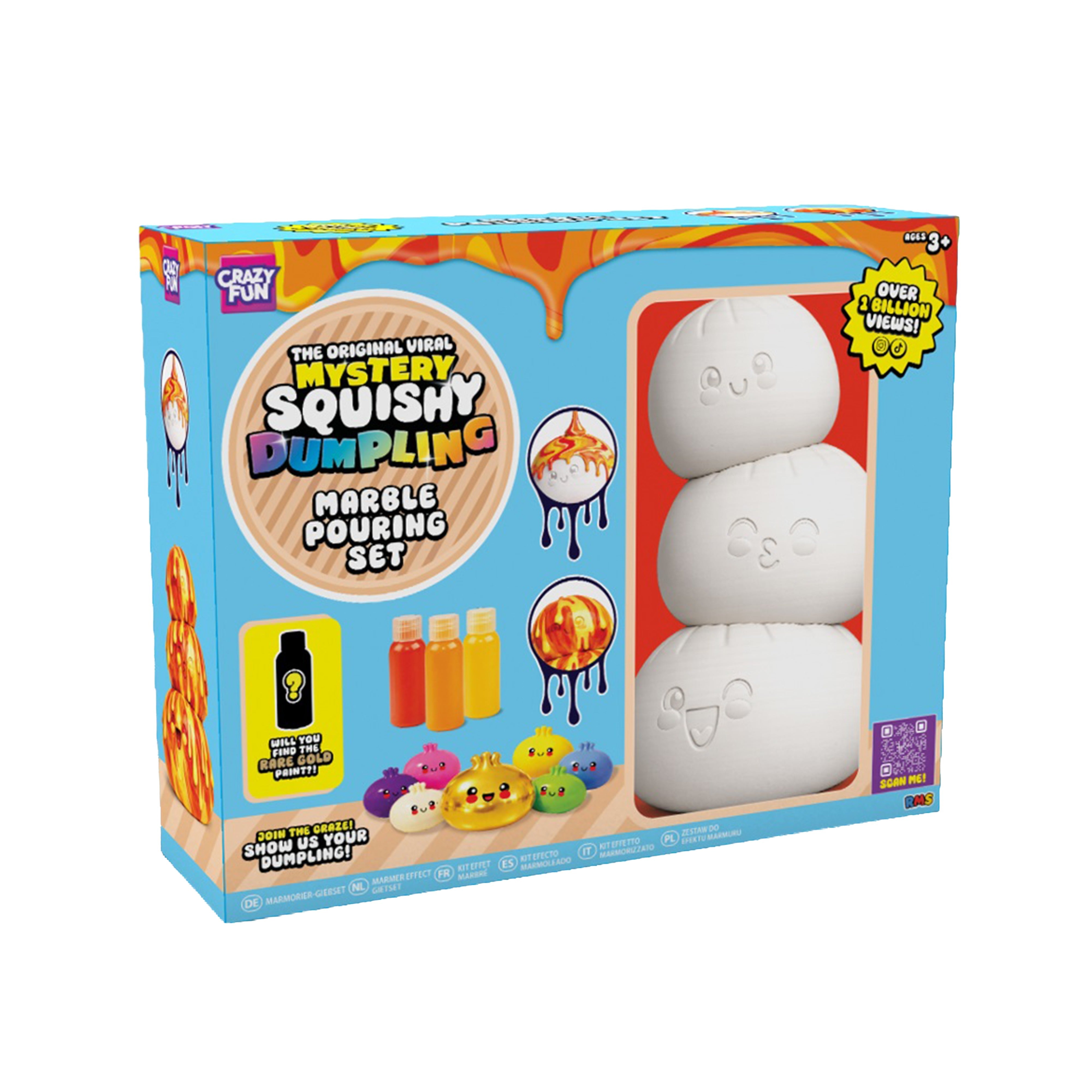 RMS Crazy Fun Marble Dumpling Kit 2 Piece Set Assorted