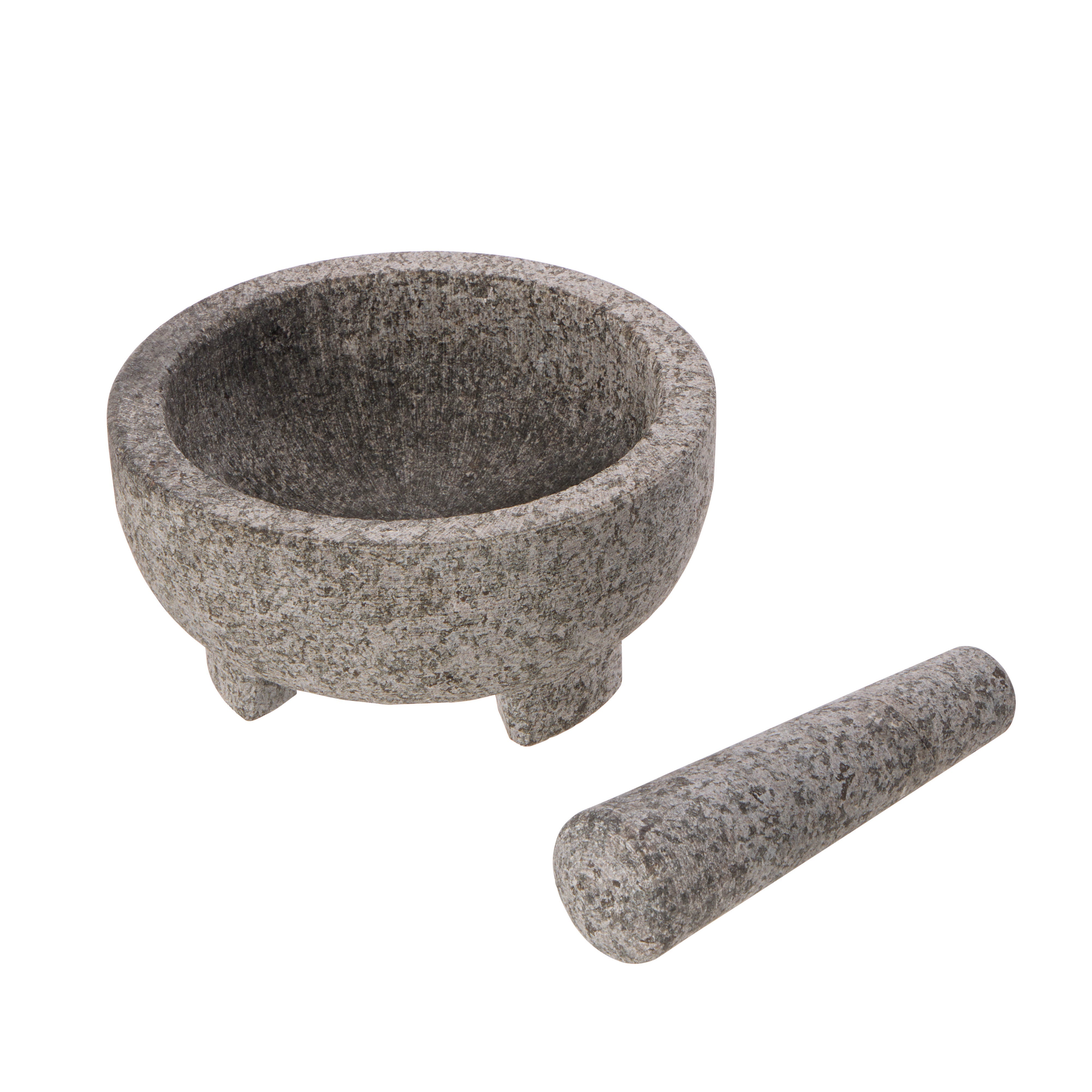 Davis & Waddell Granite Mortar & Pestle 18x18x9cm Grey