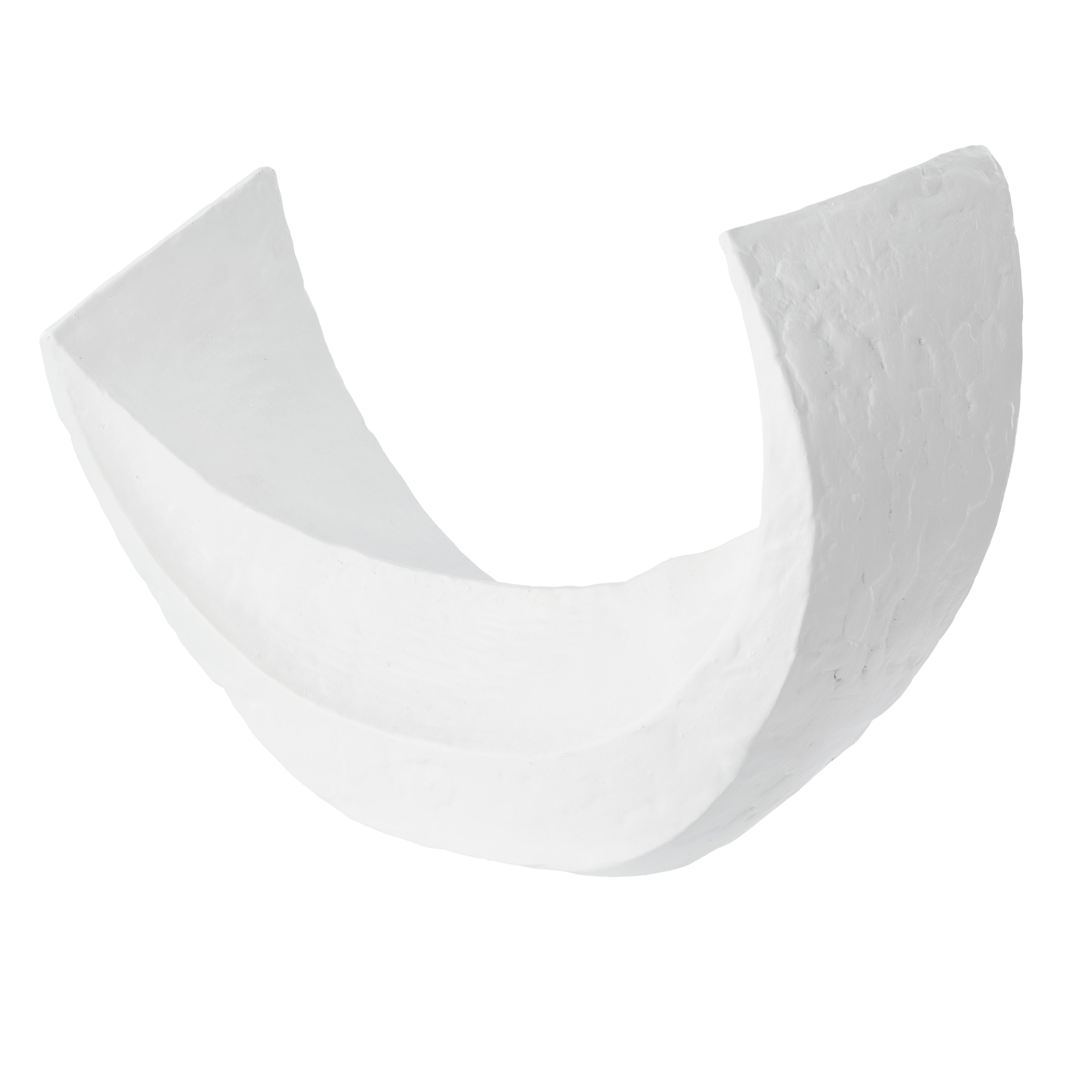 Amalfi Movi Abstract Sculpture White