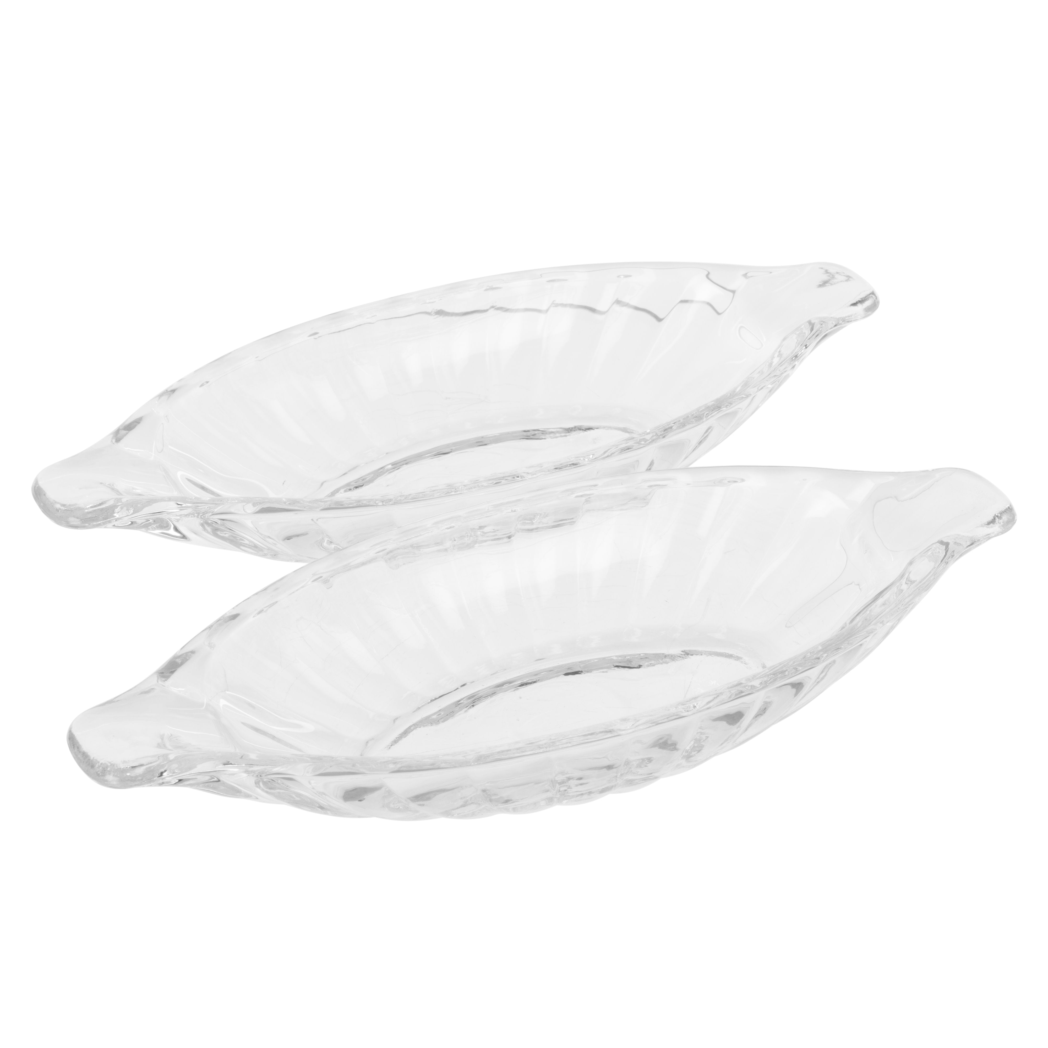 Davis & Waddell Betty Glass Banana Split Bowls 2 Piece Set
