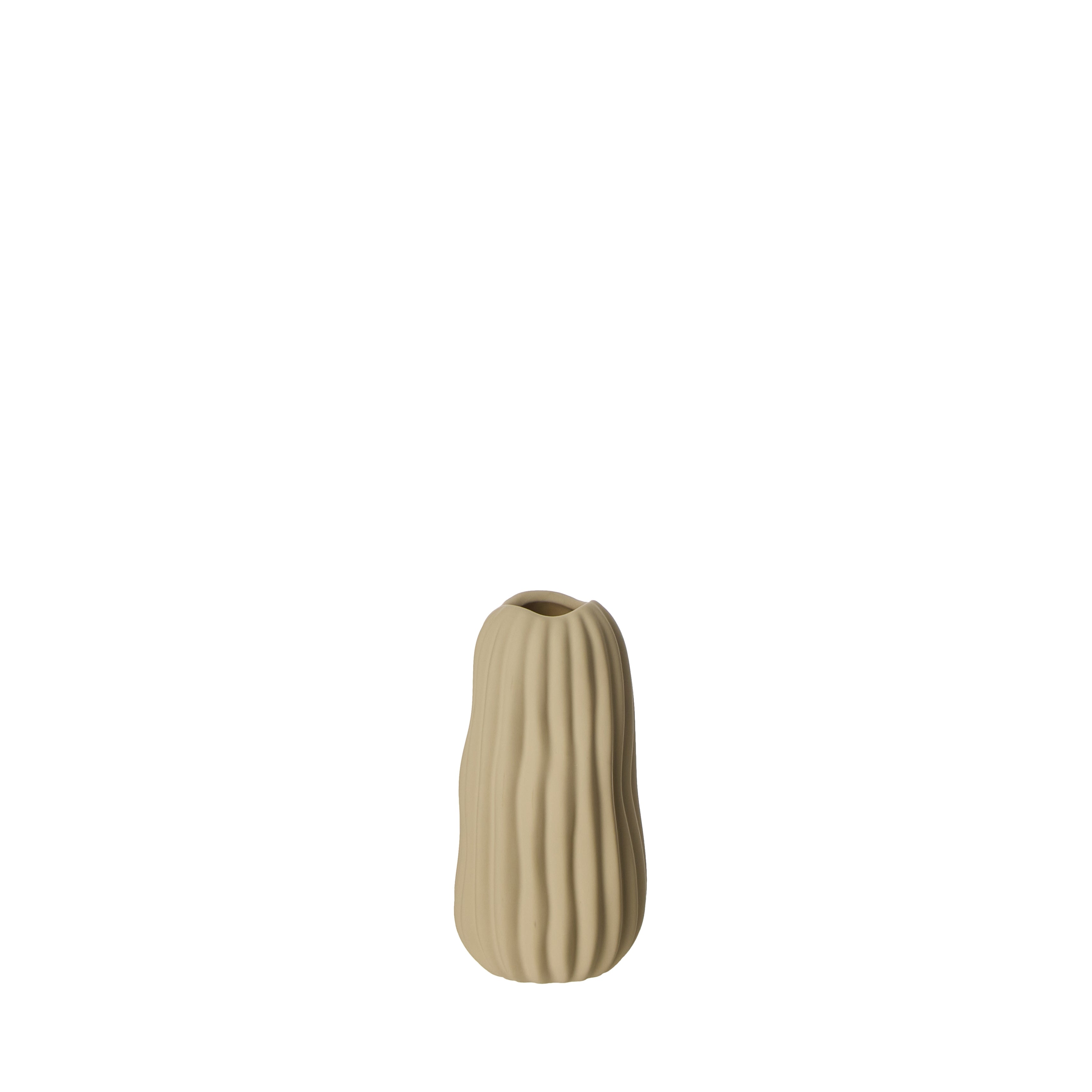 Rogue Lyra Vase Beige 10 x 20cm