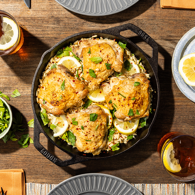 Lodge Seasoned Cast Iron Dual Handle Pan 26cm (10.25 Inch)