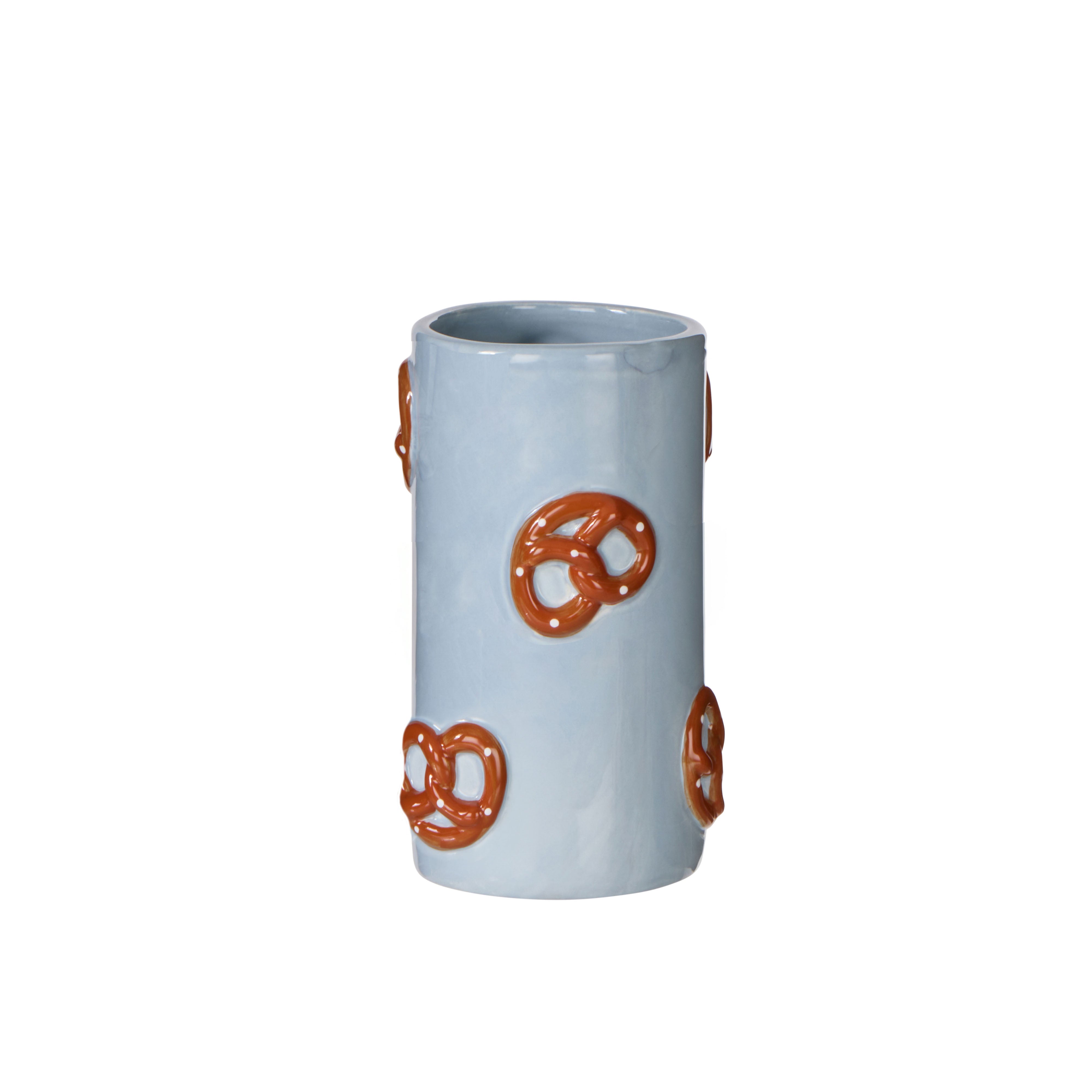 Emporium Pierre Pretzle Vase Blue & Brown