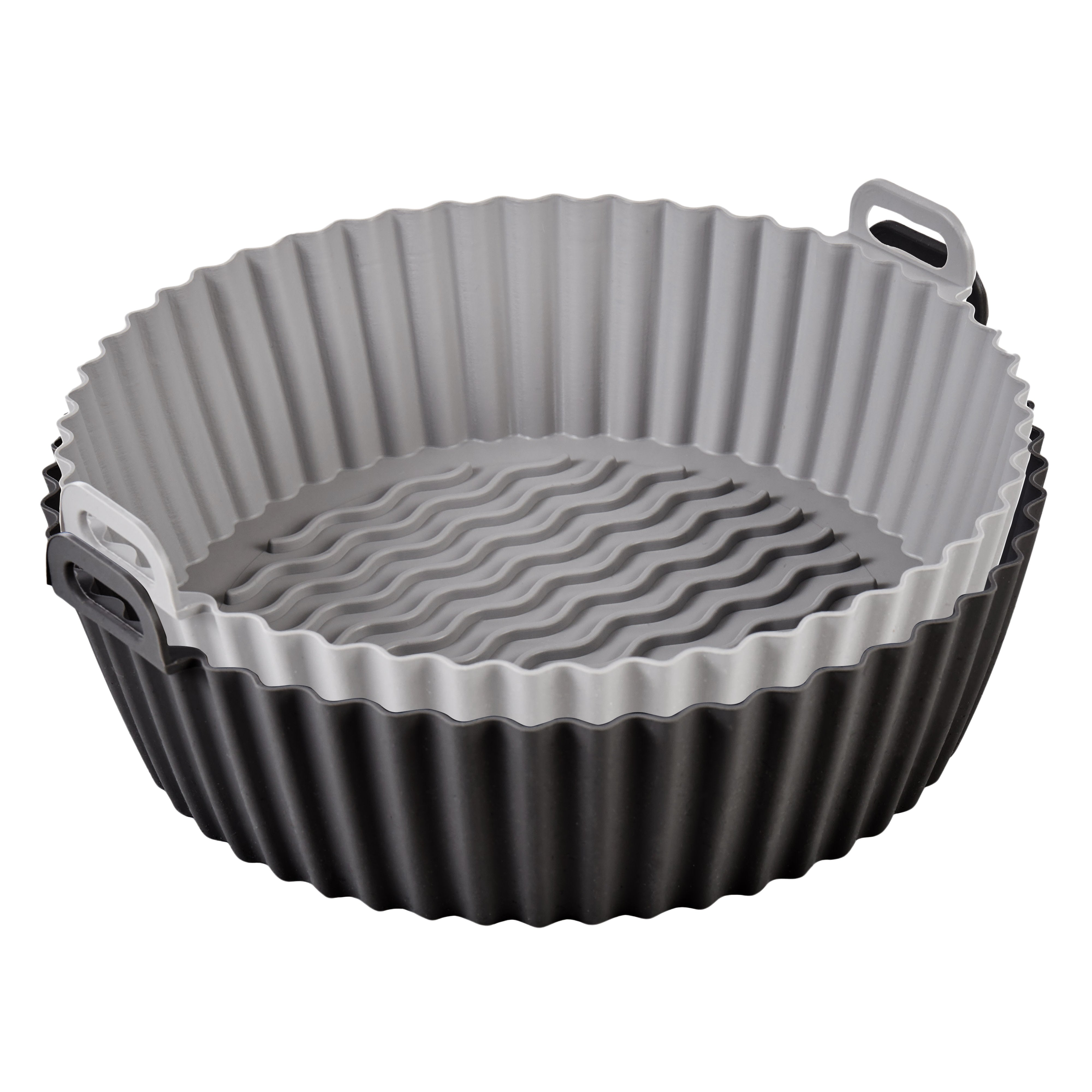 MasterPro Reusable Silicone Air Fryer Liner Round 2 Piece Set