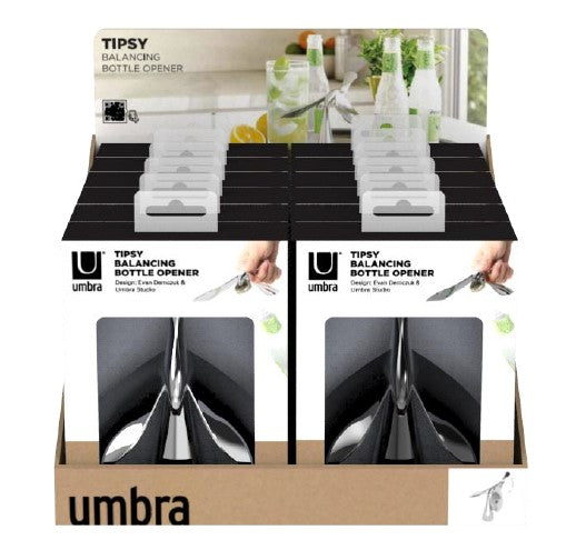 Umbra Tipsy Bottle Opener Chrome / Titanium