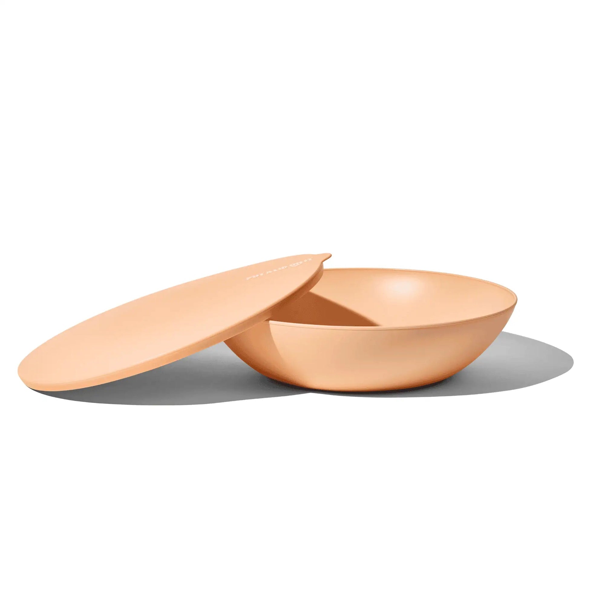 Put a lid on it Large Serving Bowl with Lid Peach