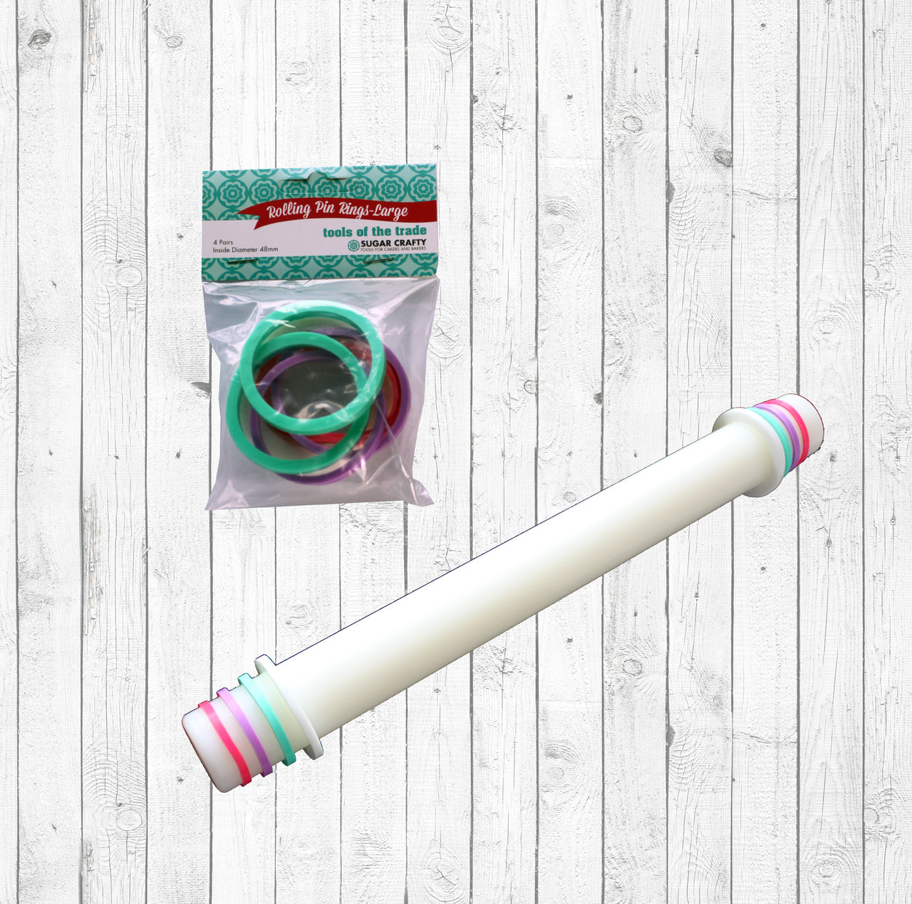 Sugar Crafty Rolling Pin Rings Large