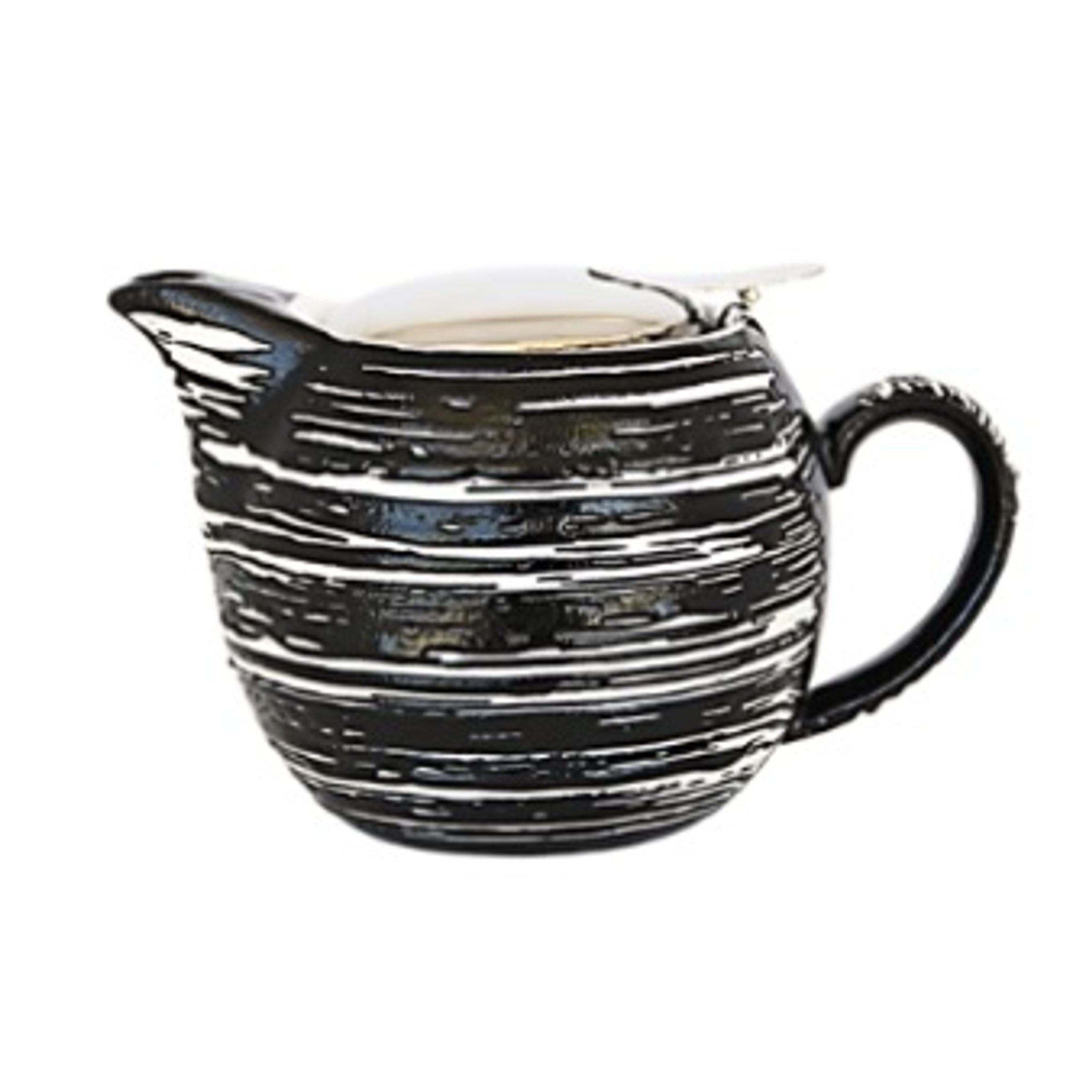 Incasa Lava Teapot with Stainless Steel Mesh Infuser and Lid 400ml