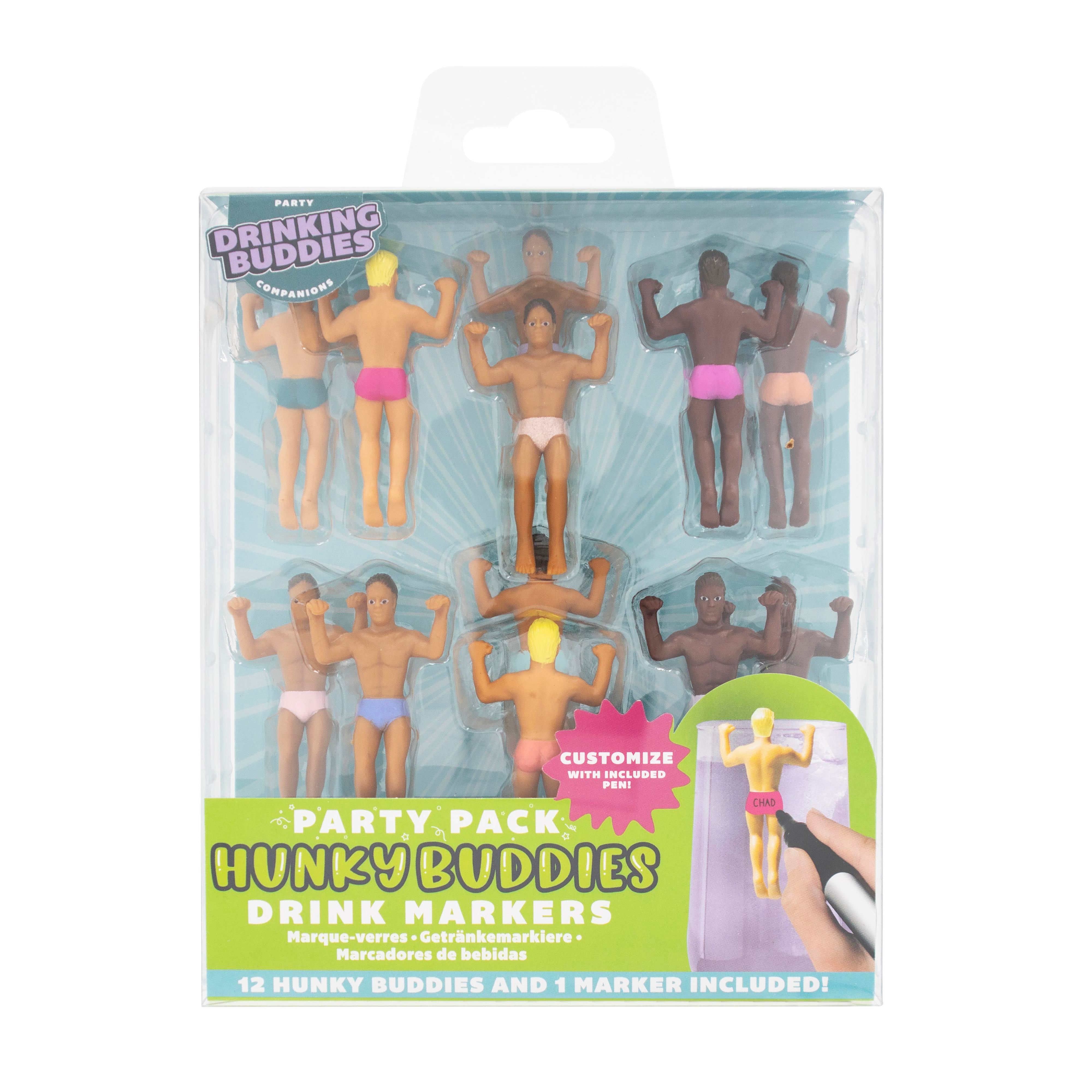 Drinking Buddies Party Pack Drink Markers 12 Piece Set