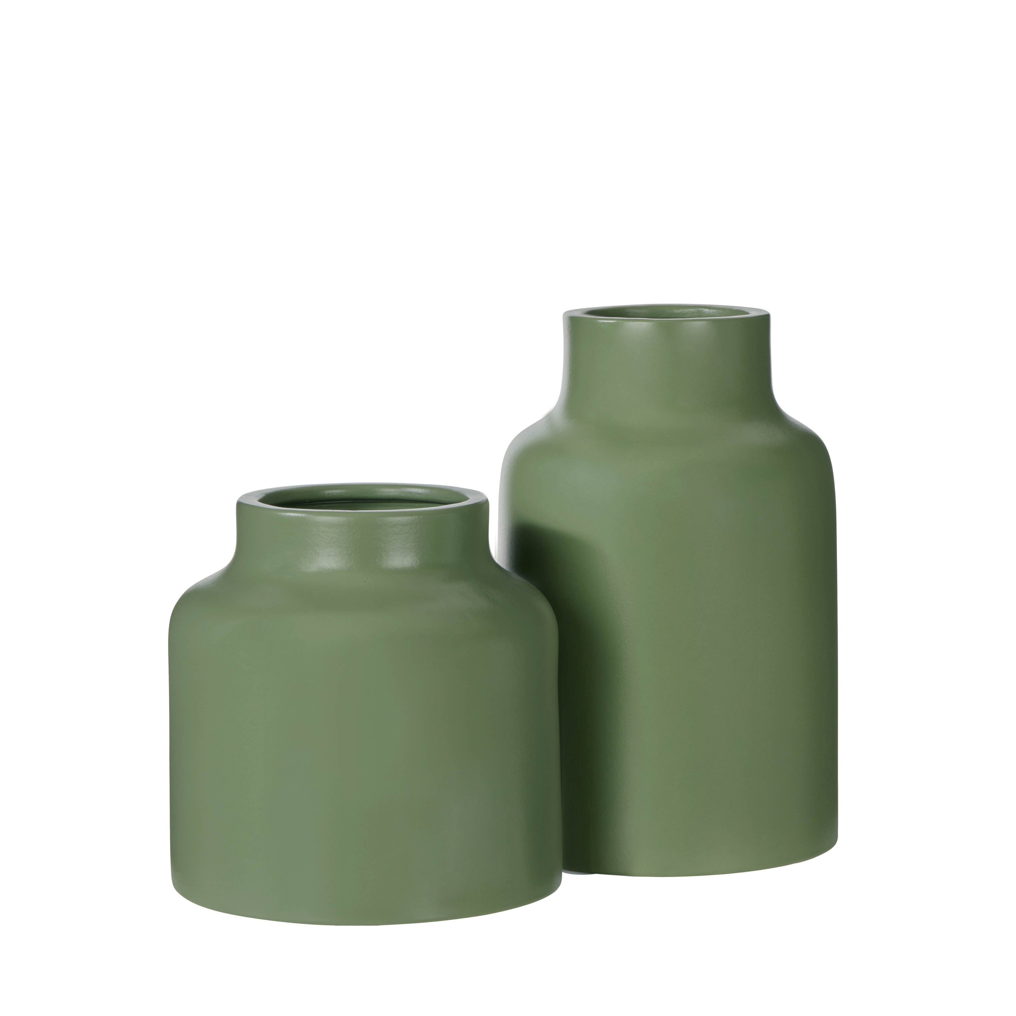 Rogue Oakley Vase Green 18 x 27.5cm