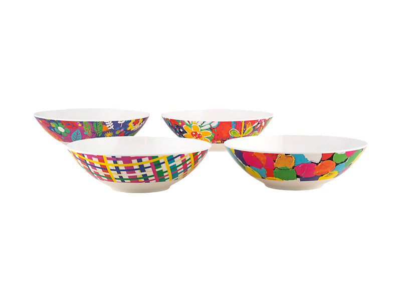 Maxwell & Williams Donna Sharam Byron Melamine Bowl 17.5 x 5.5cm 4 Piece