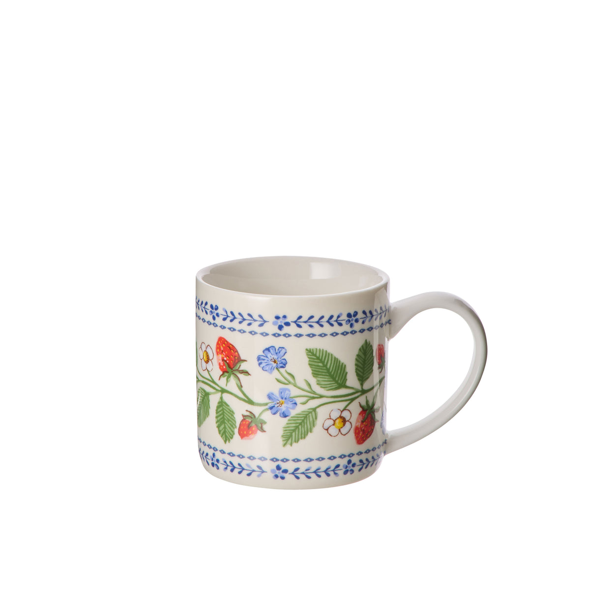 Ulster Weavers Strawberry Patch New Bone China Mug Multi-Coloured