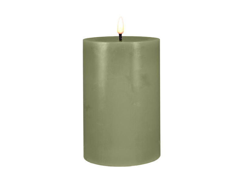 Maxwell & Williams Let's Get Lit LED Flameless Candle Pine Green 10 x 20cm