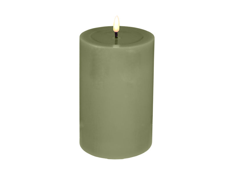 Maxwell & Williams Let's Get Lit LED Flameless Candle Pine Green 10 x 20cm