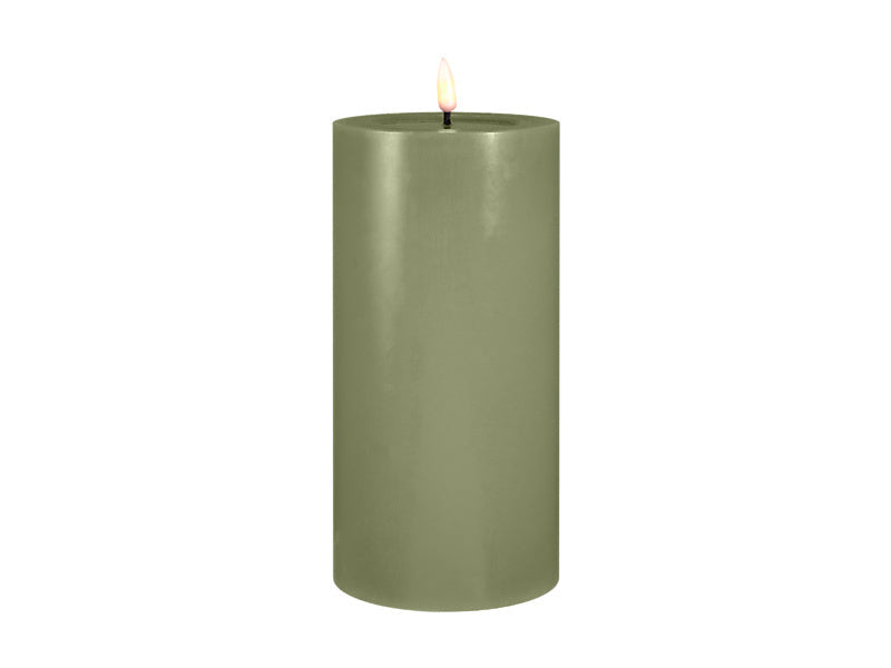 Maxwell & Williams Let's Get Lit LED Flameless Candle Pine Green 10 x 25cm