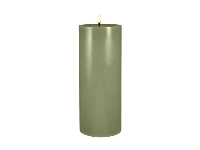 Maxwell & Williams Let's Get Lit LED Flameless Candle Pine Green 10 x 20cm