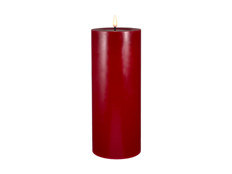Maxwell & Williams Let's Get Lit LED Flameless Candle Cherry Red 10 x 25cm