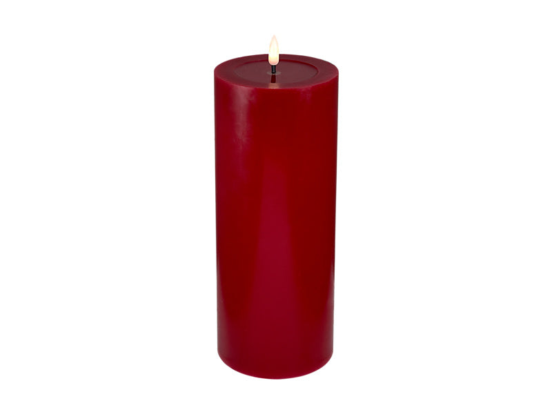 Maxwell & Williams Let's Get Lit LED Flameless Candle Cherry Red 10 x 25cm