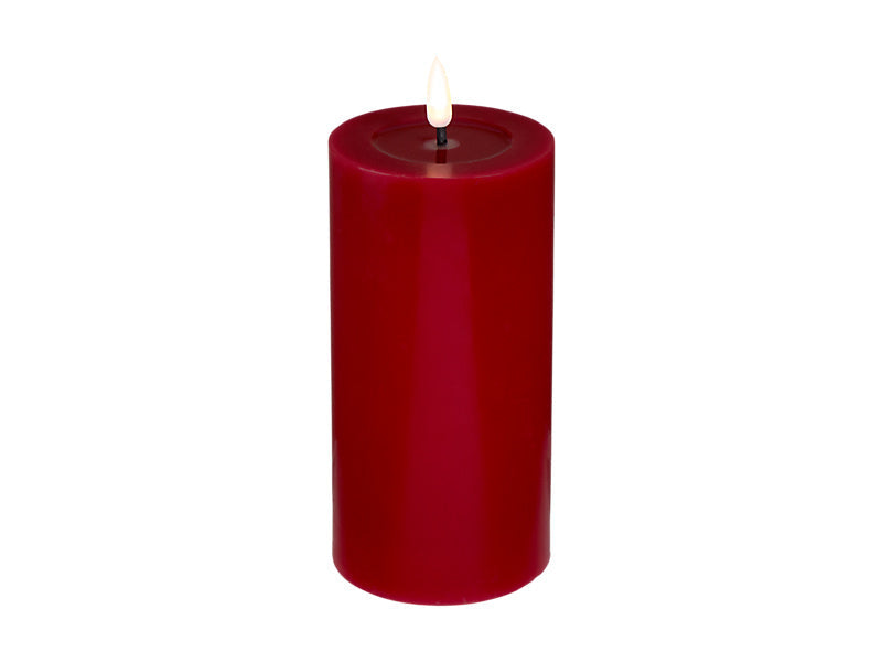 Maxwell & Williams Let's Get Lit LED Flameless Candle Cherry Red 7.5cm 3 Piece