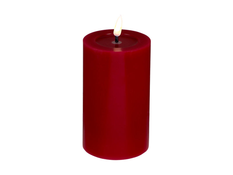Maxwell & Williams Let's Get Lit LED Flameless Candle Cherry Red 7.5cm 3 Piece