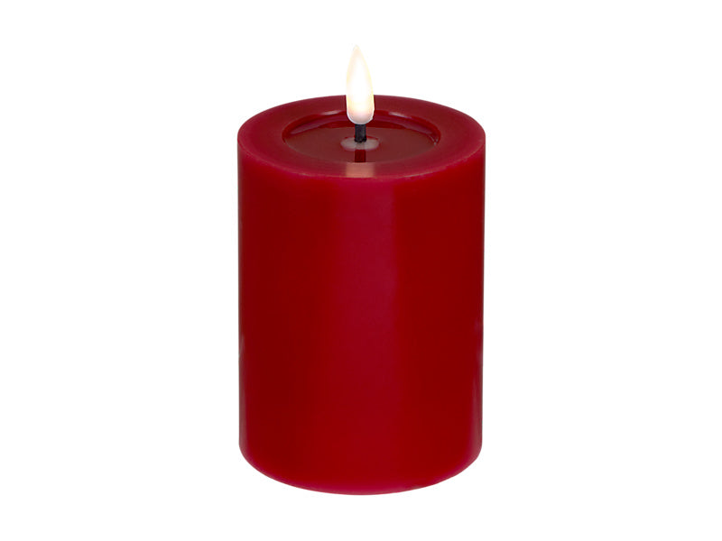 Maxwell & Williams Let's Get Lit LED Flameless Candle Cherry Red 7.5cm 3 Piece