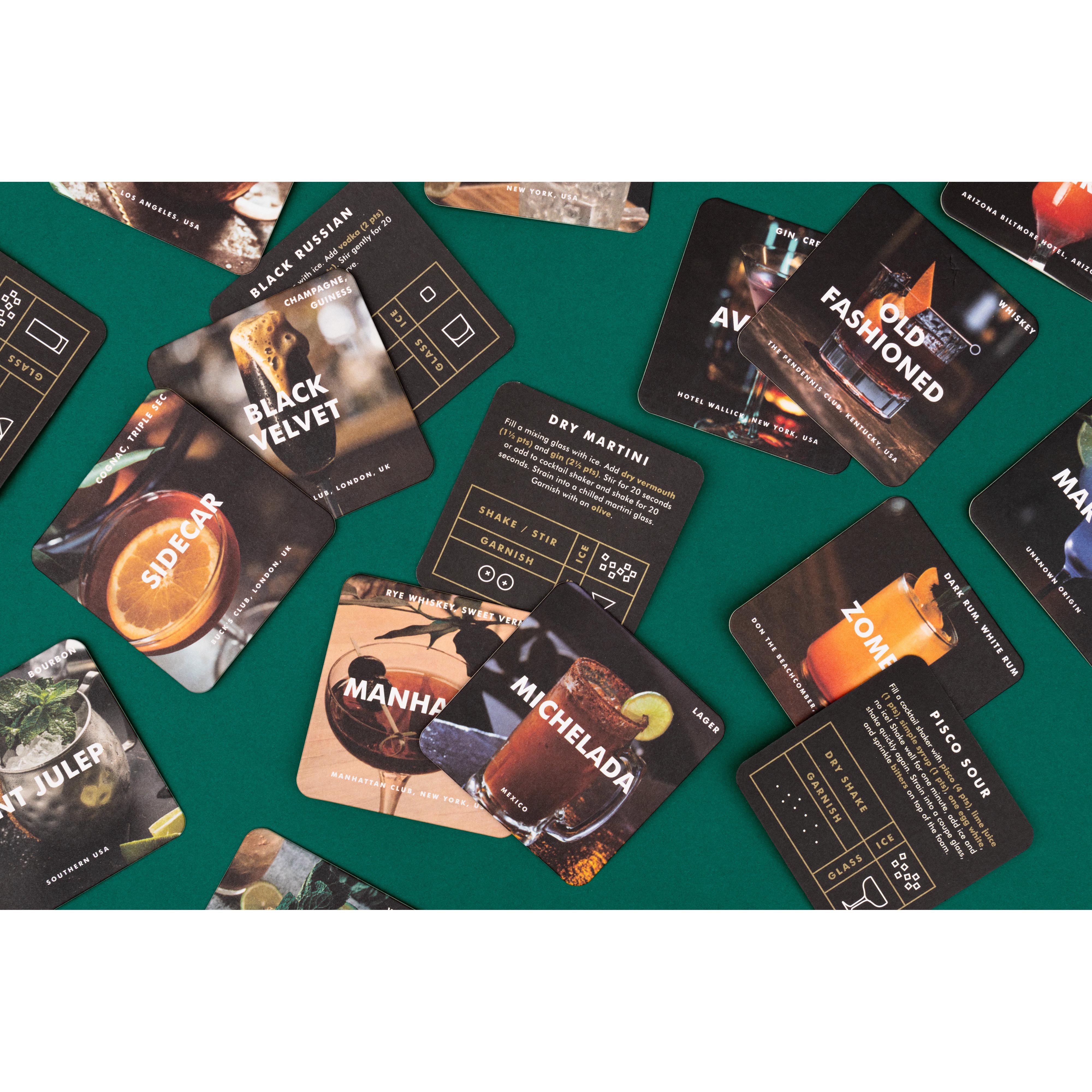 Luckies Iron & Glory Mixologist Cocktail Recipe Cards