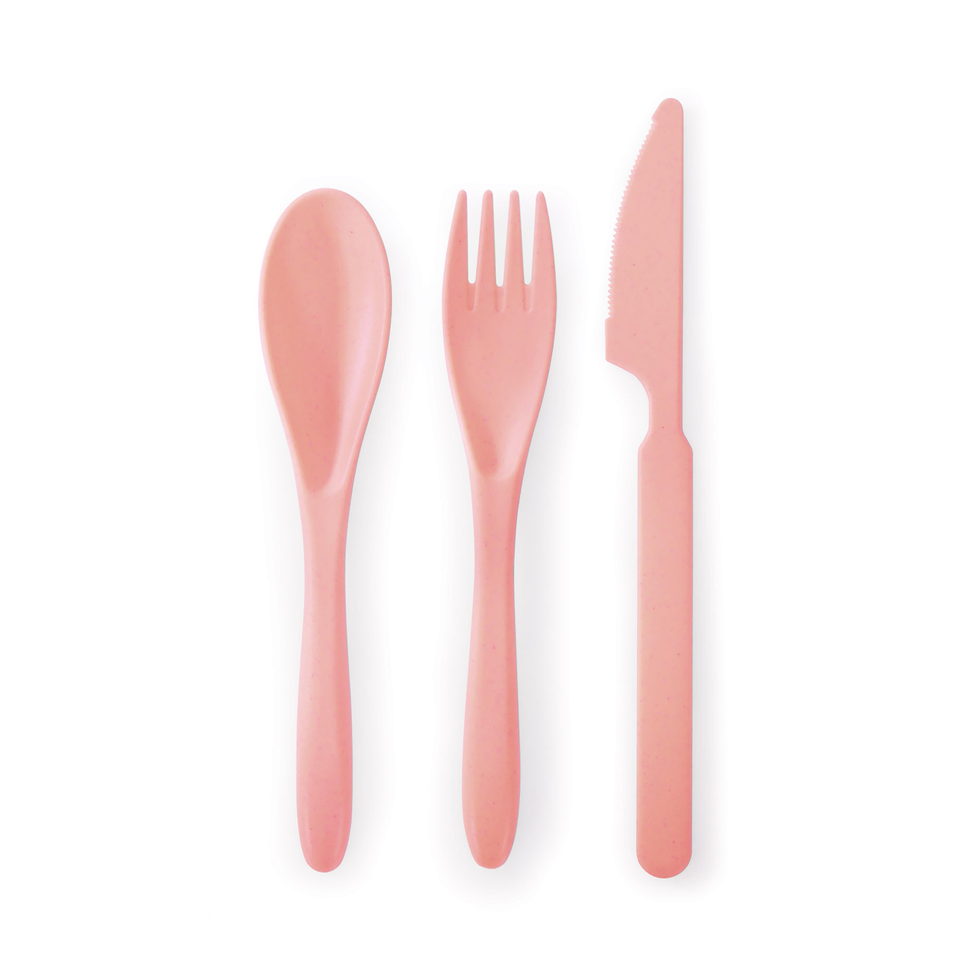 isGift Wheat Straw Cutlery Set Sorbet