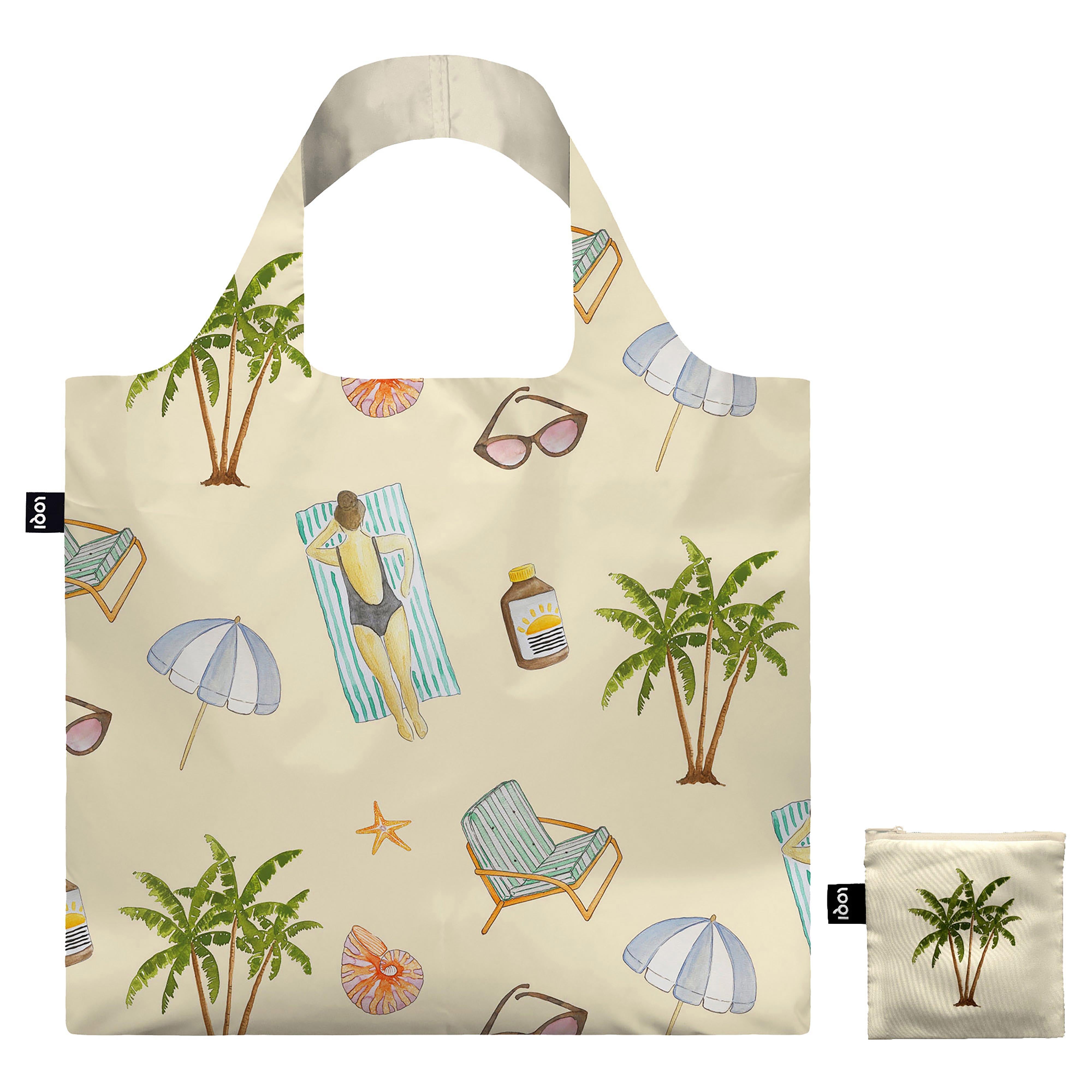 LOQI Sylvia Harvey Walker Palm Tree Tote Bag