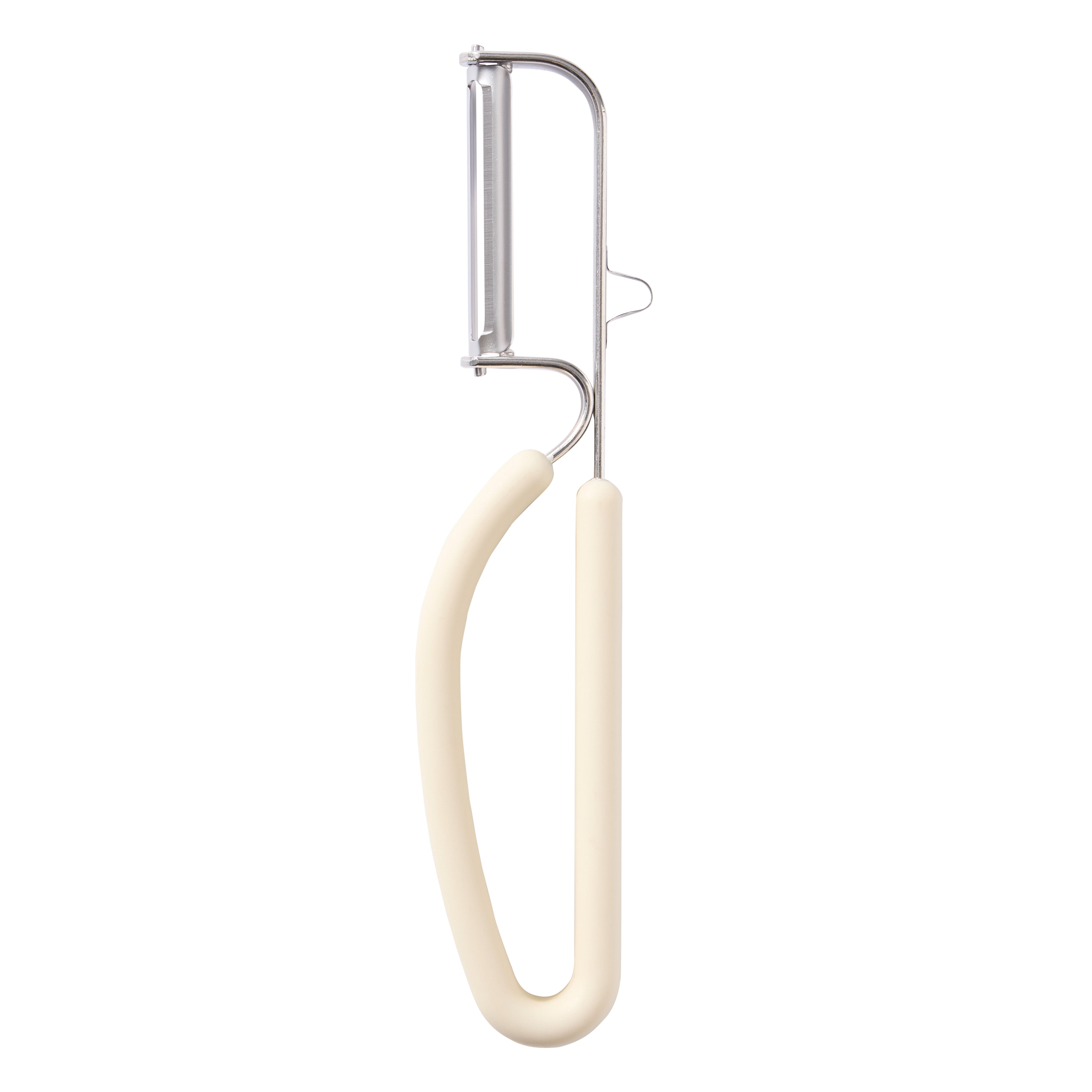 SVNA Stainless Steel Blade Swivel Peeler Cream