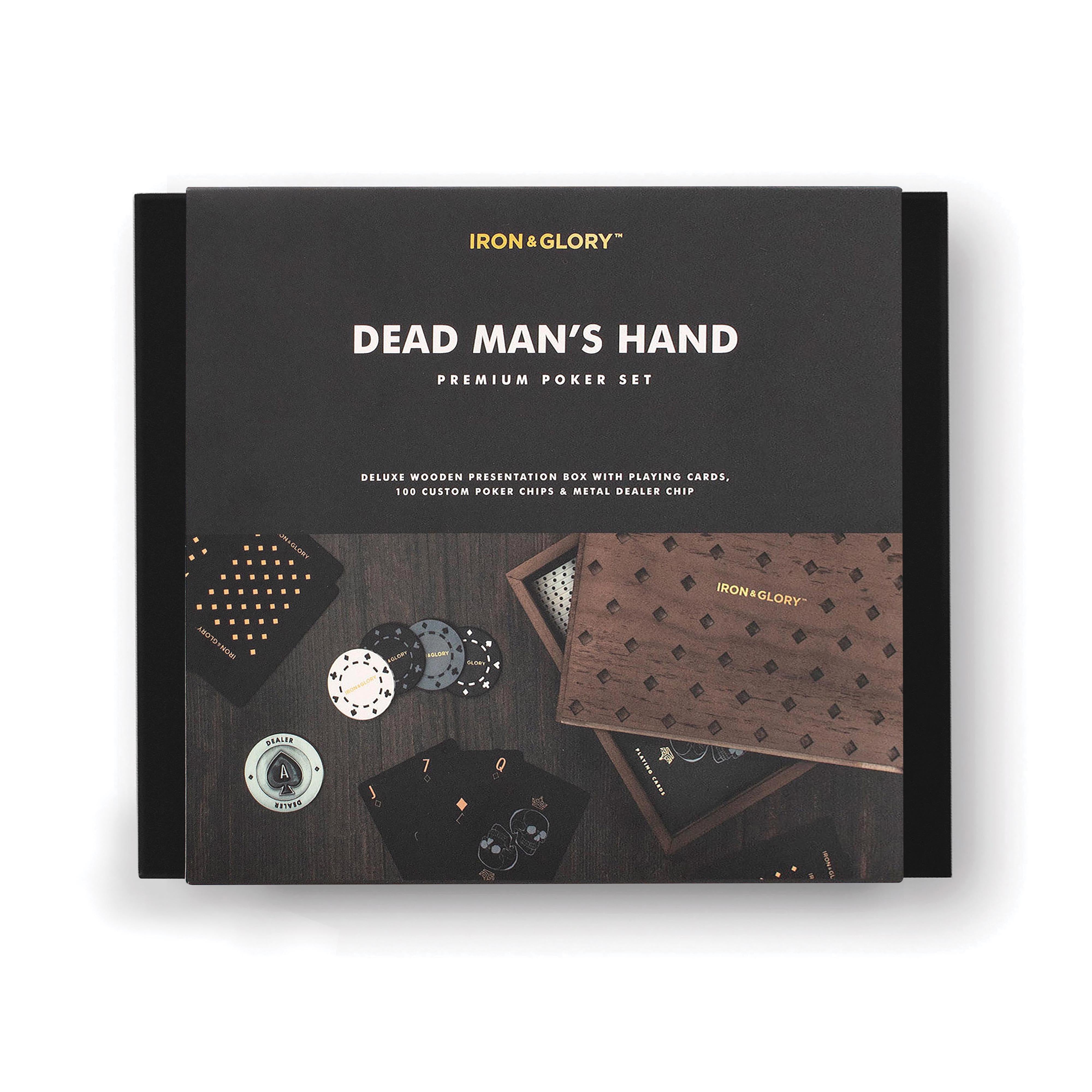 Luckies Iron & Glory Dead Man's Hand Poker Set