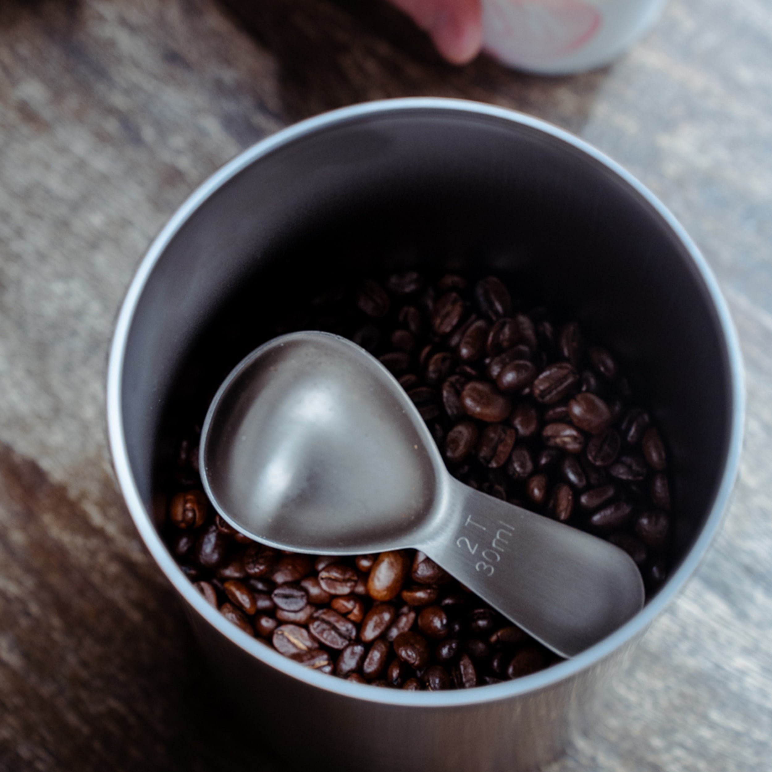 Planetary Design Coffee Scoop 30ml Brushed Steel