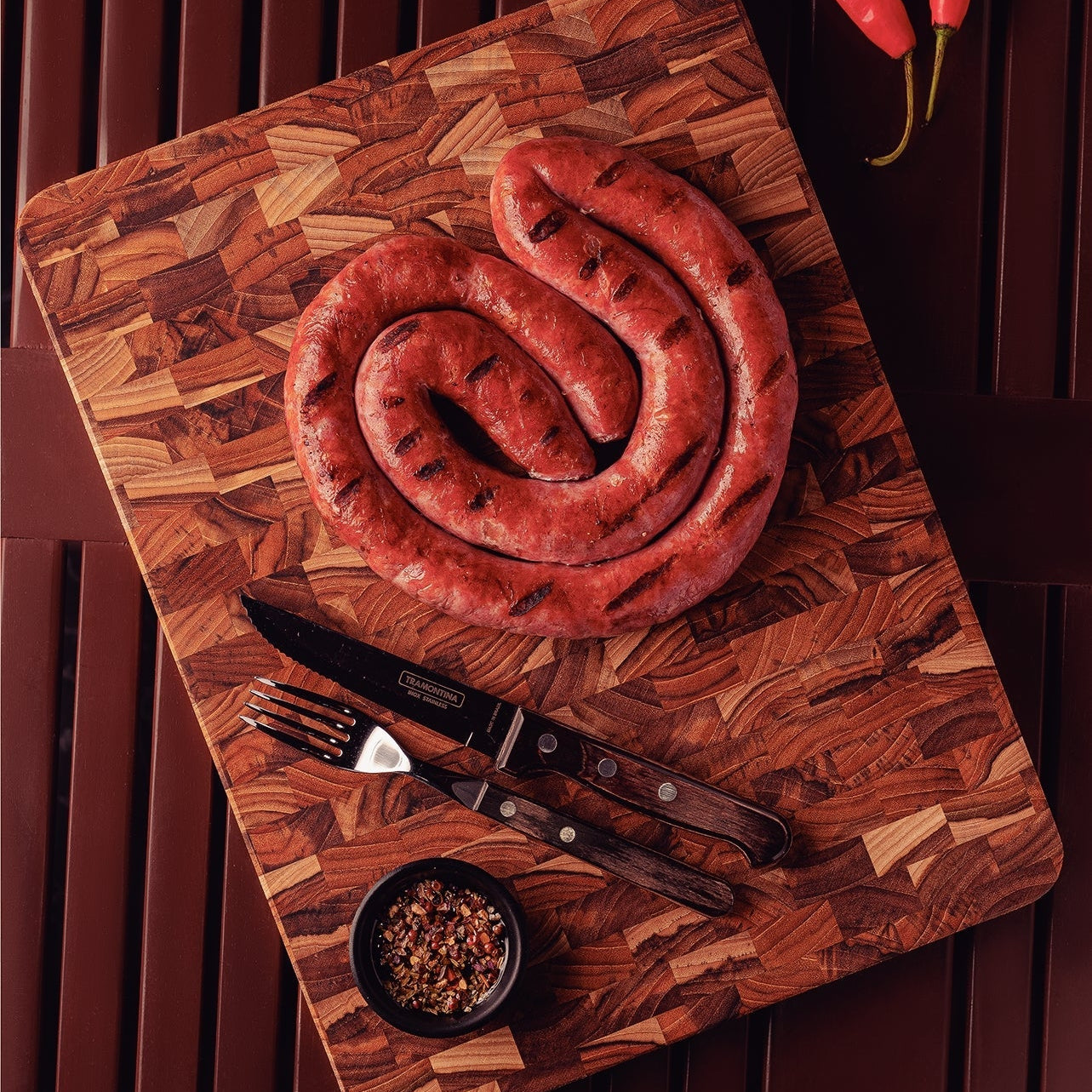 Tramontina End Grain Butcher Block 40cm x 30cm x 3cm