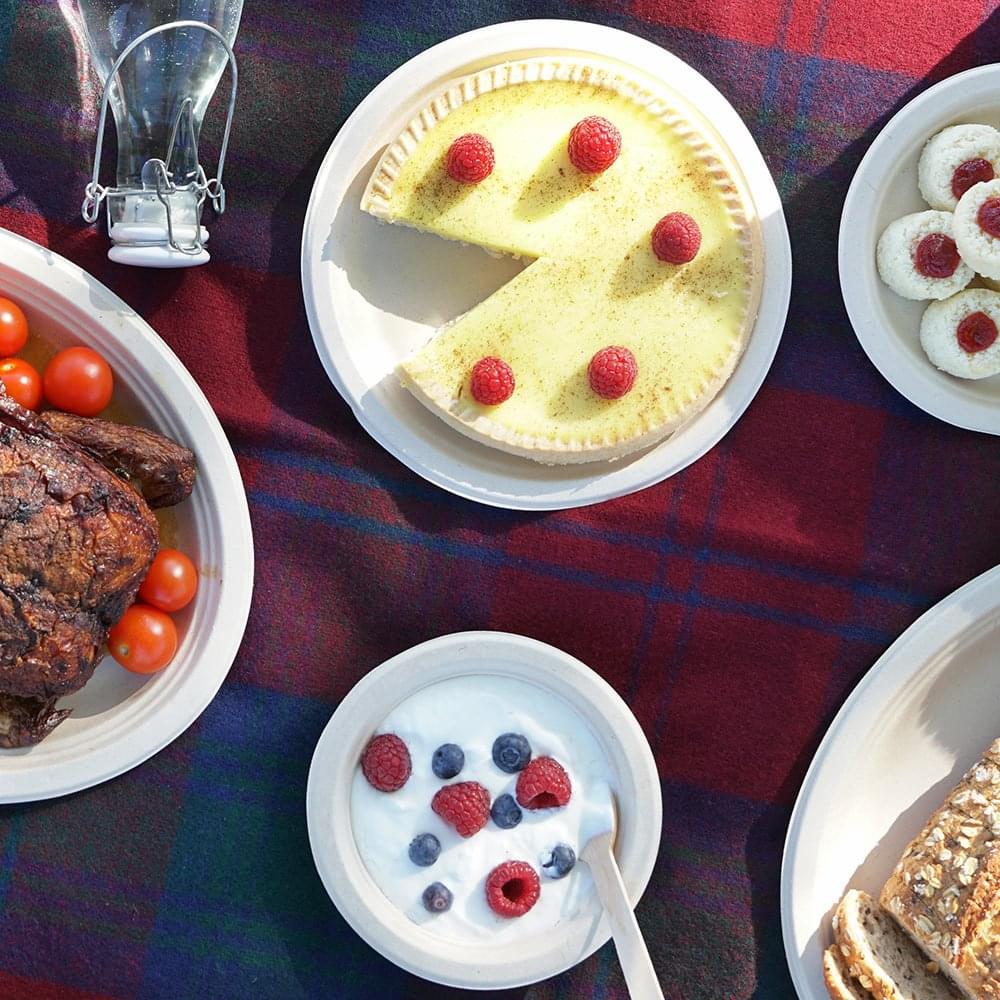 Biodegradable Sugarcane Plate 23cm - 10pcs