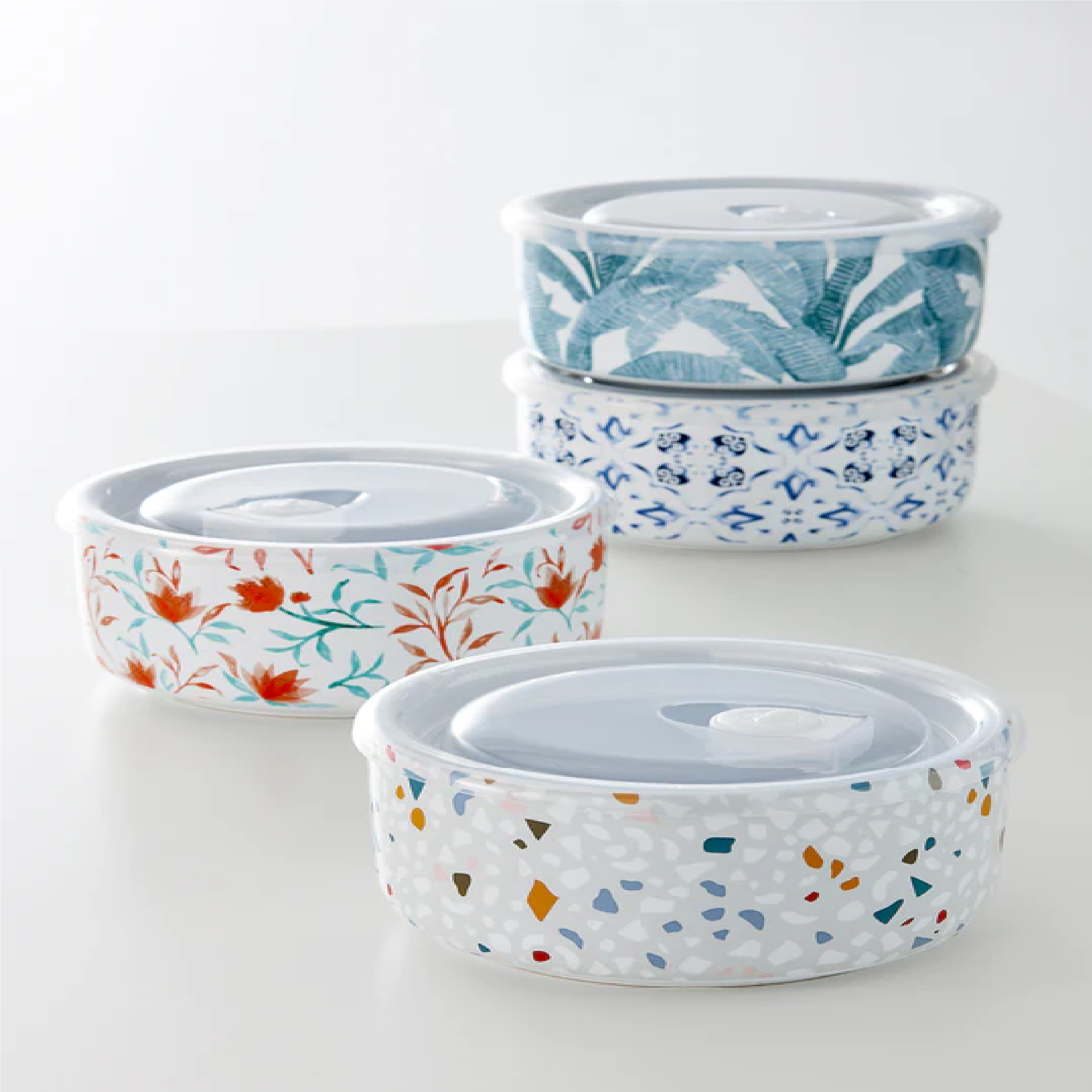 Ladelle Revive Terrazzo Microwave Food Bowl 900ml