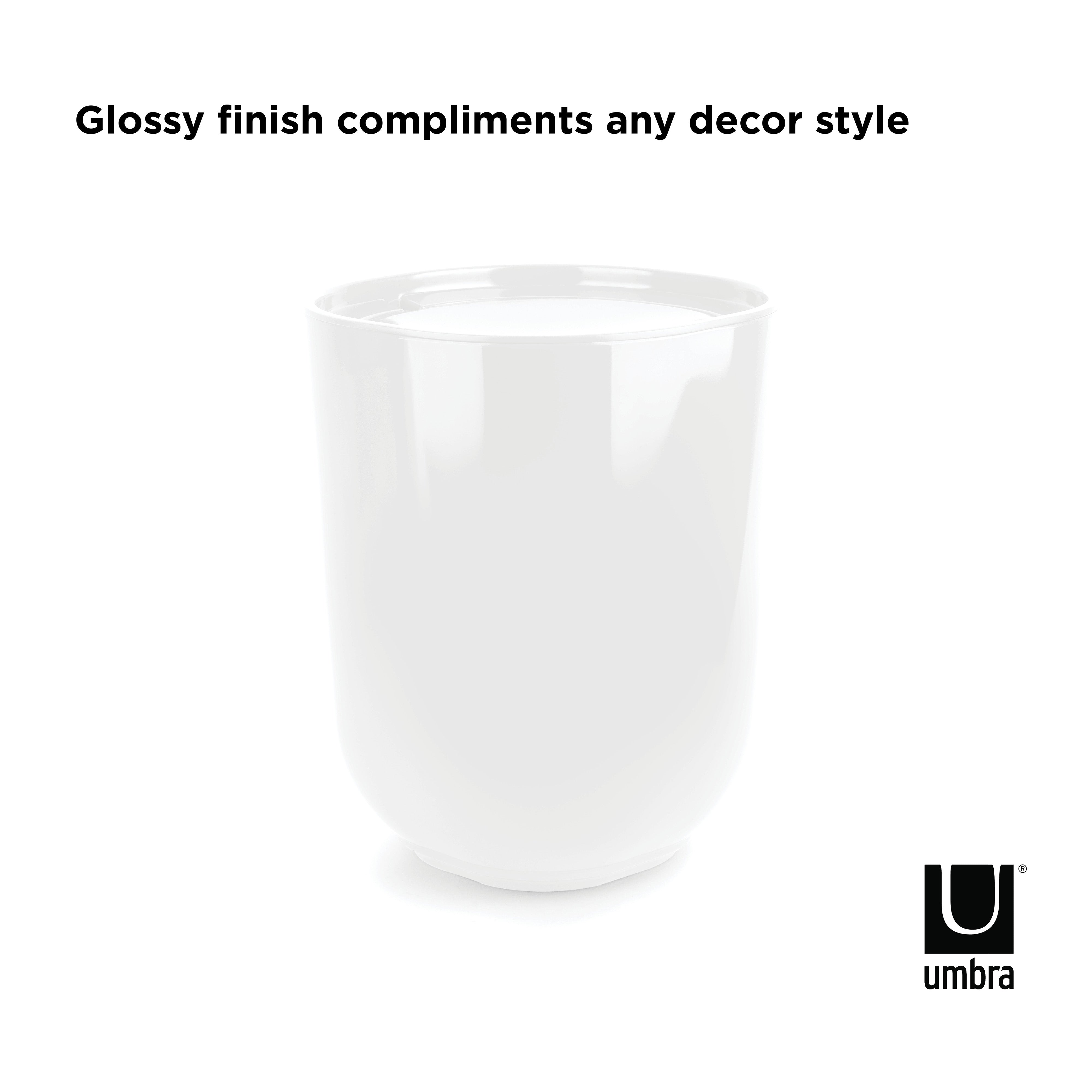 Umbra Step Waste Can with Lid