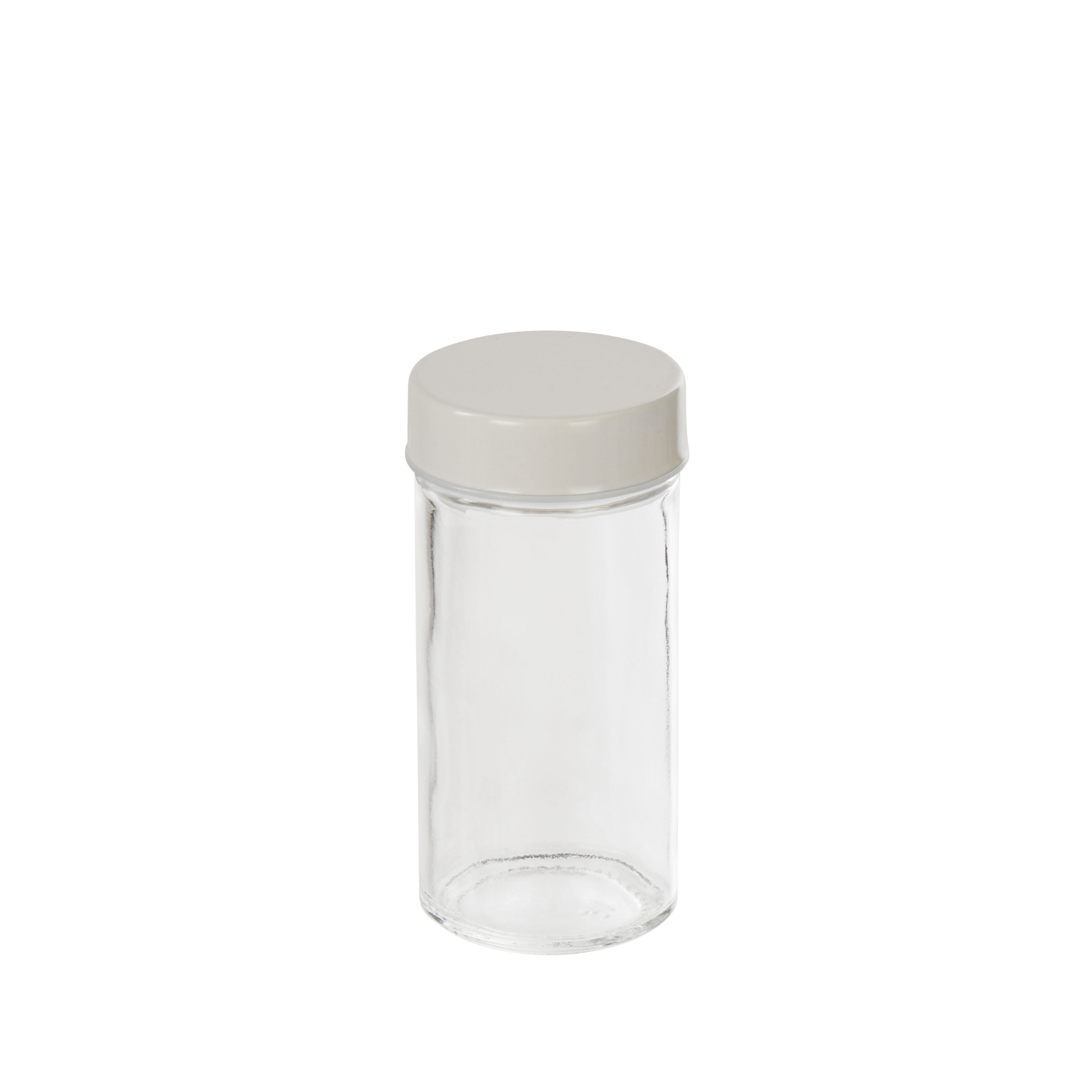 Davis & Waddell Newbury Stainless Steel Spice Rack Jar 16 Piece Set Cream