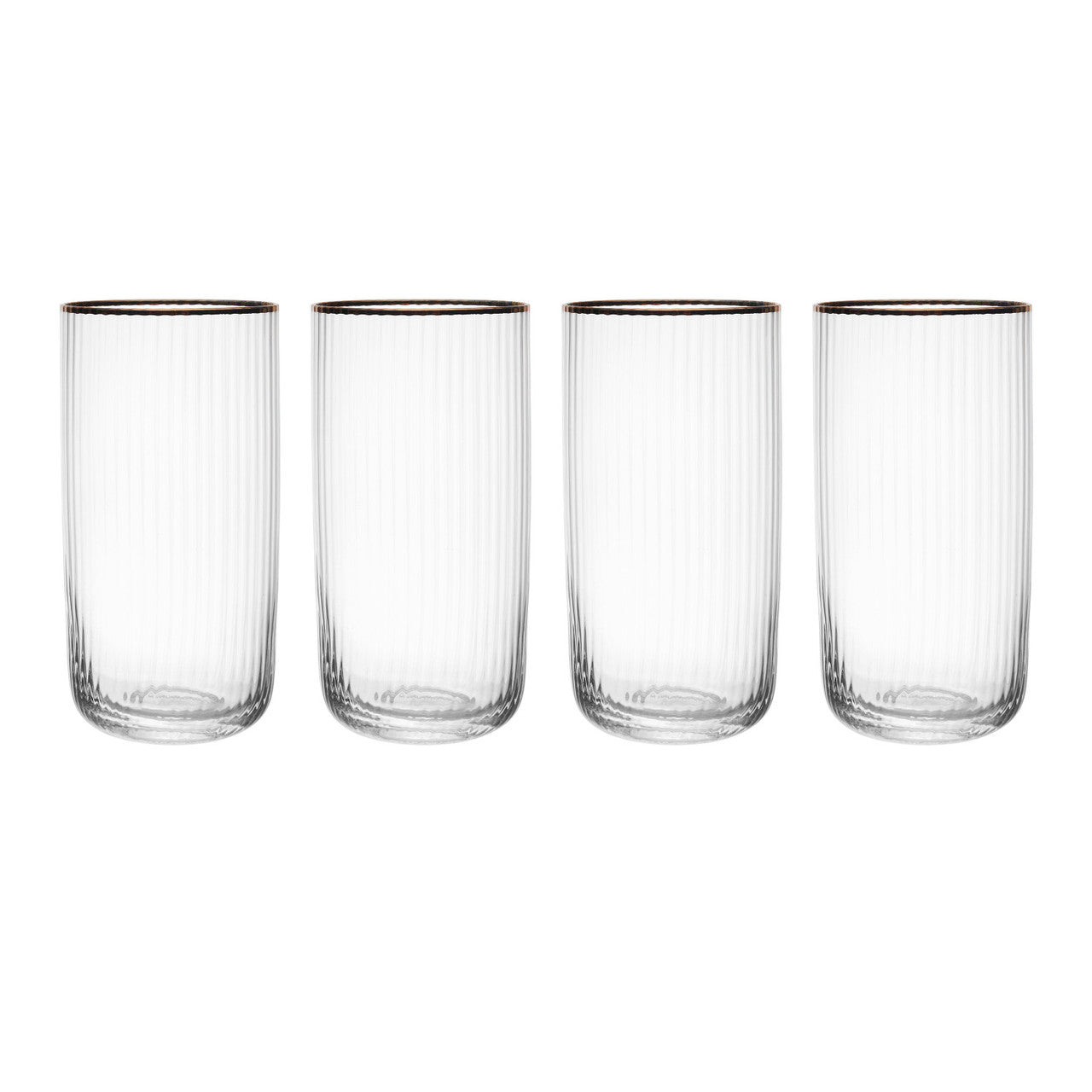 Mikasa Sorrento Highball Glass Set 4 Piece 510ml
