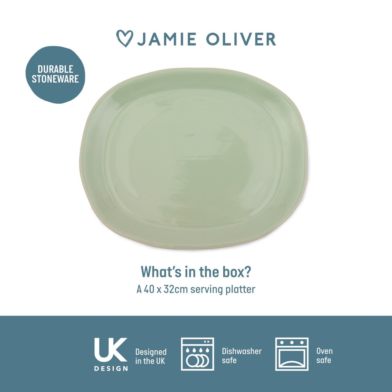 Jamie Oliver Big Love Feast Platter 40 x 32cm